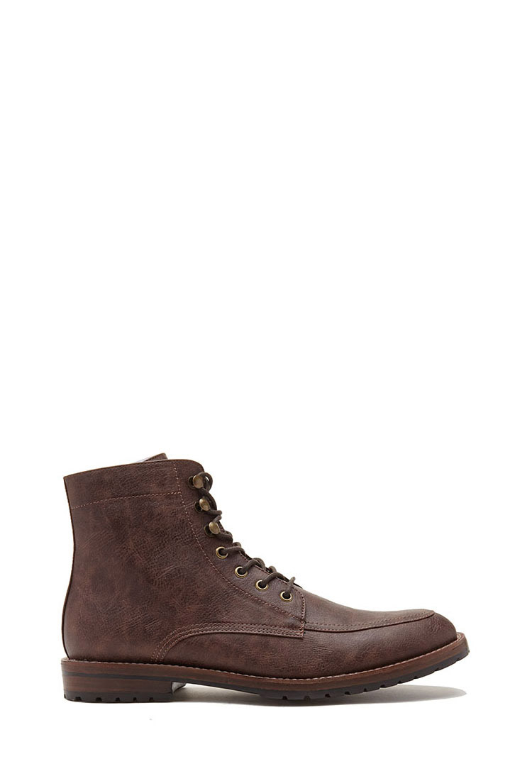 forever 21 ankle boots forever 21 faux leather ankle boots in brown for lyst forever 21 ankle boots forever 21 faux leather ankle boots in brown for lyst