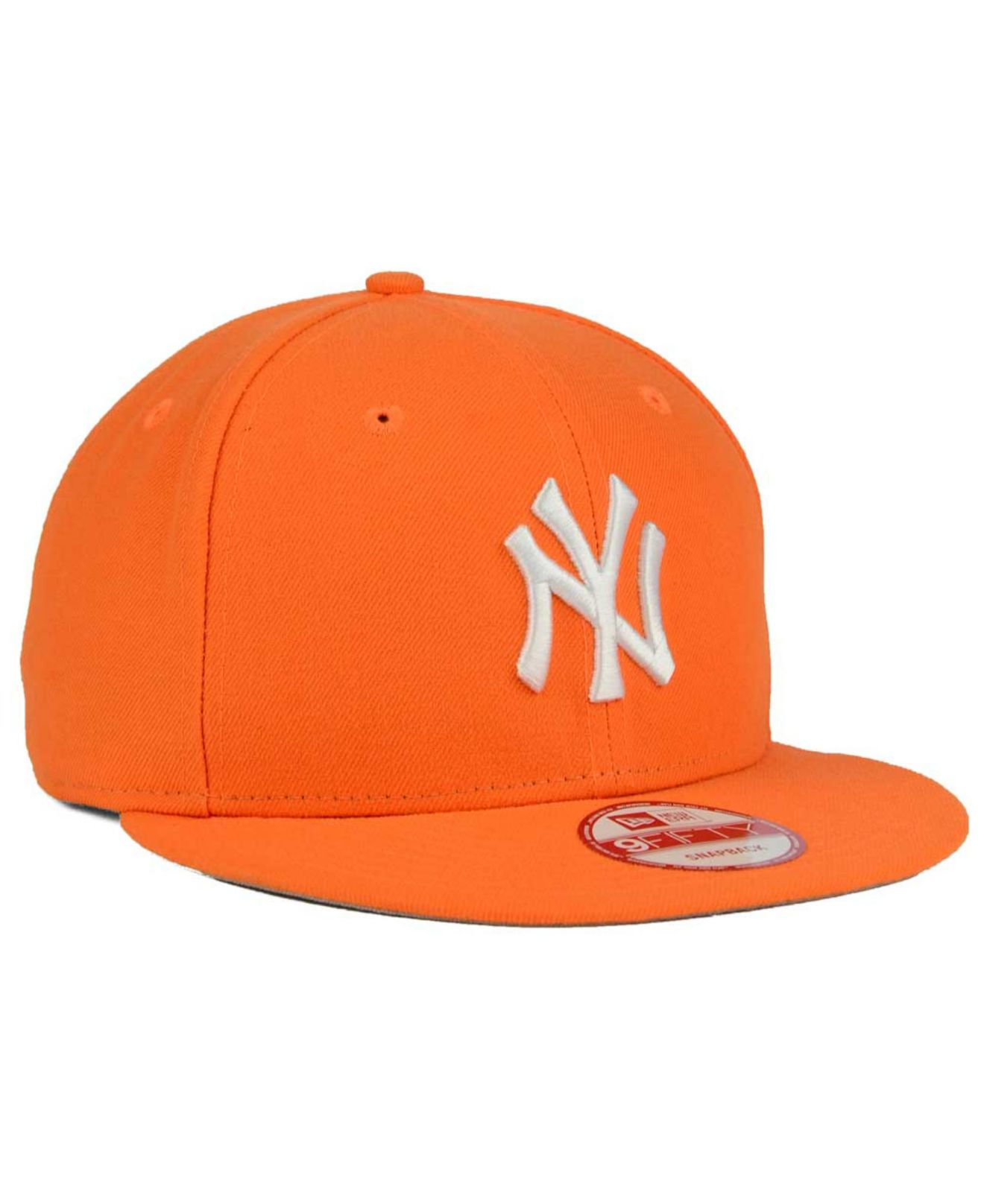 KTZ New York Yankees C-dub 9fifty Snapback Cap in Orange for Men | Lyst