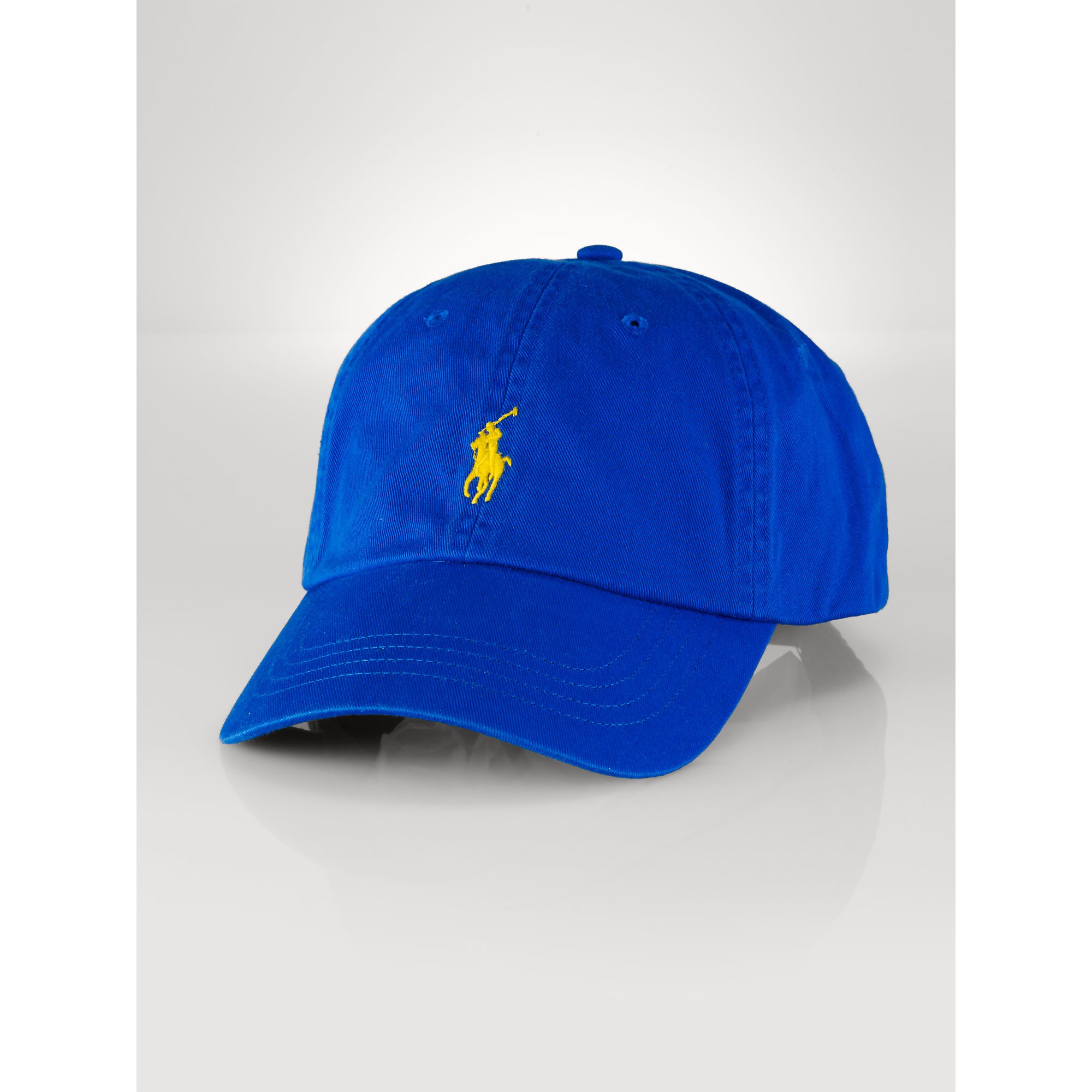 Polo Ralph Lauren Chino Baseball Hat in Blue for Men | Lyst