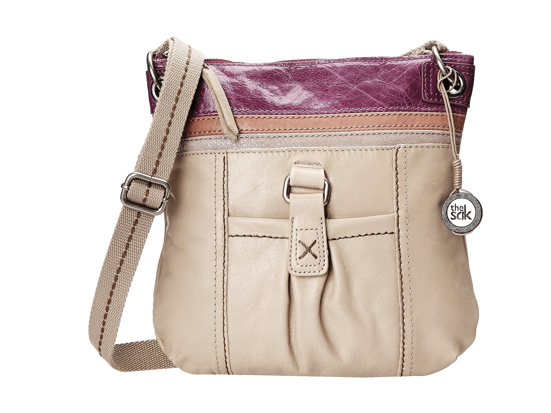 The sak Kendra Leather Crossbody in Purple Lyst