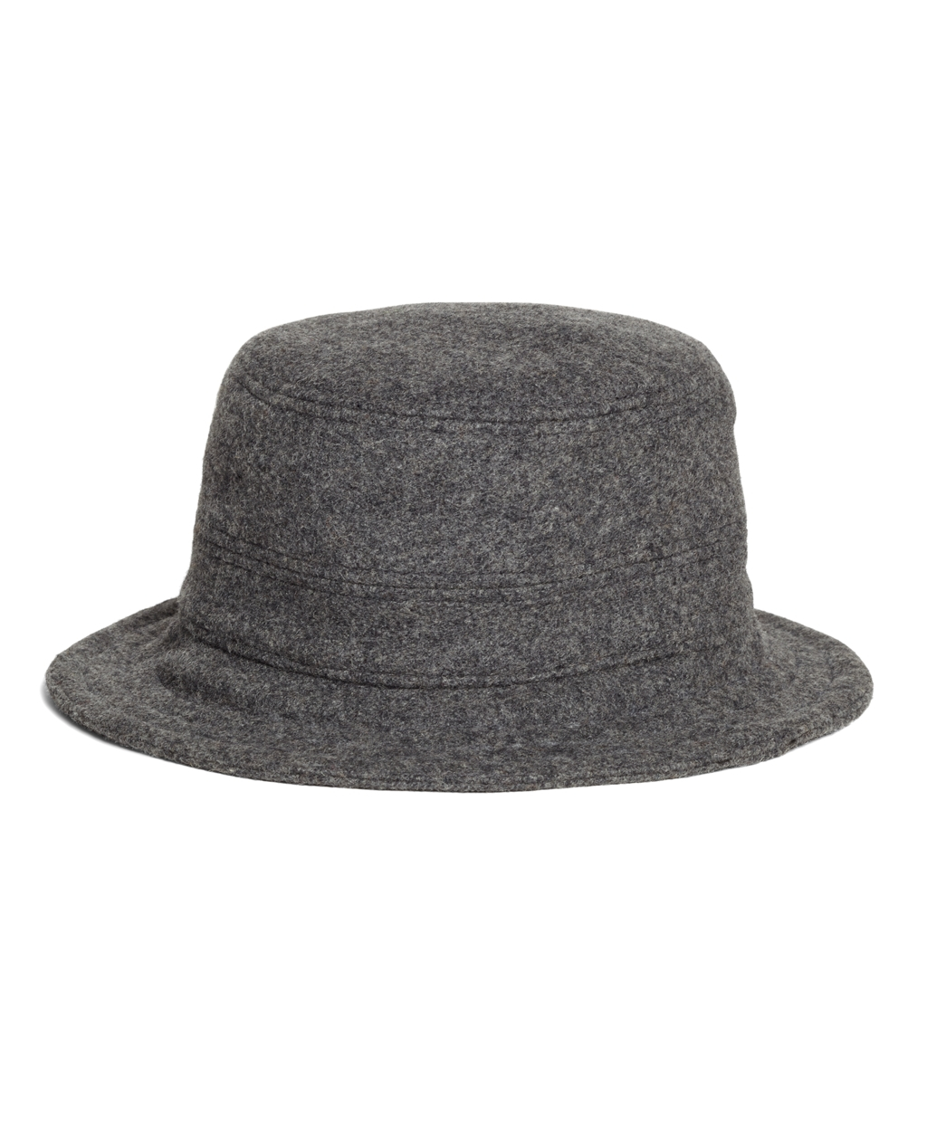 Brooks Brothers Wool Bucket Hat in Gray for Men - Lyst