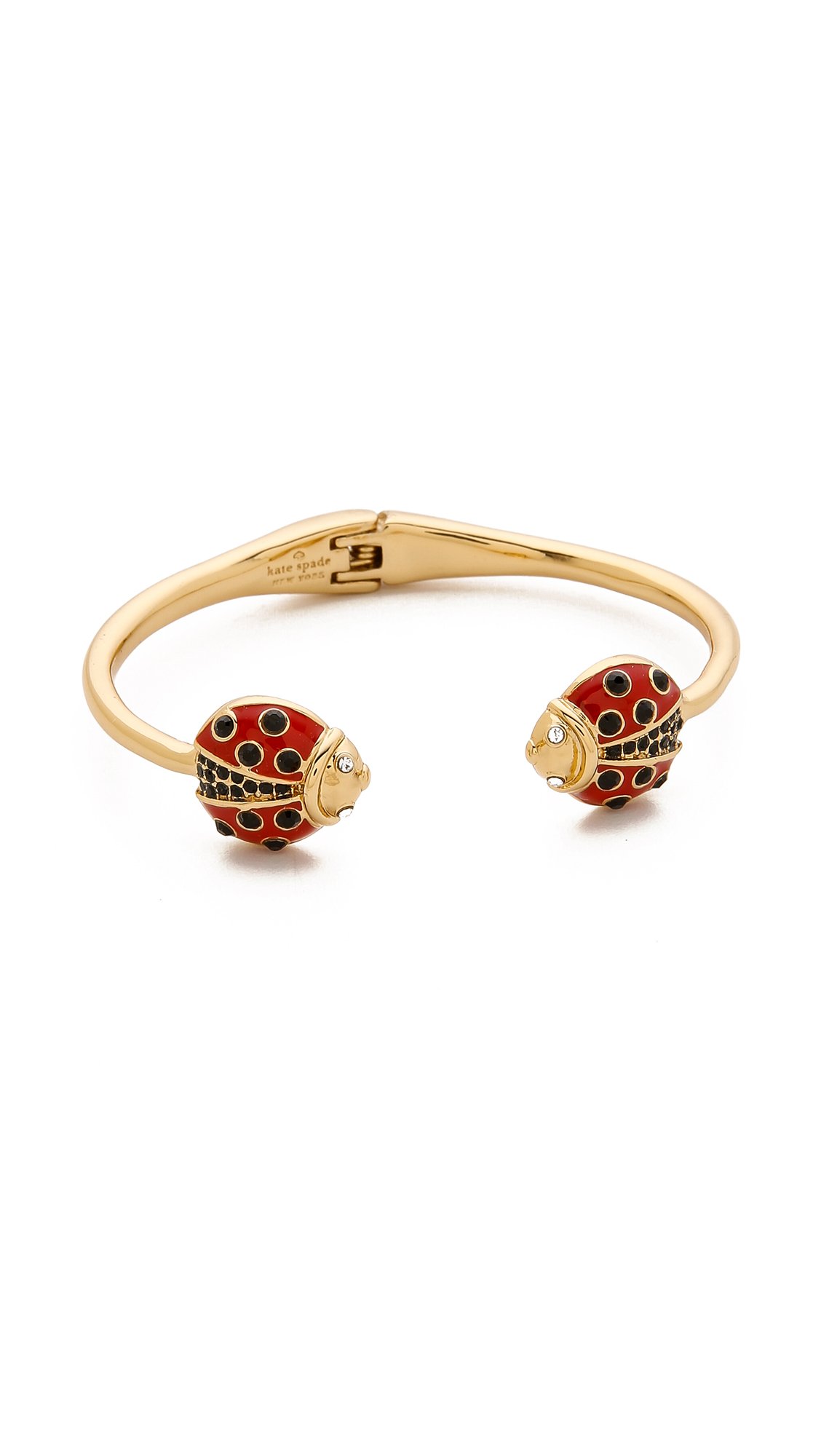 Kate Spade Ladybug Thin Cuff Bracelet Red Multi Lyst
