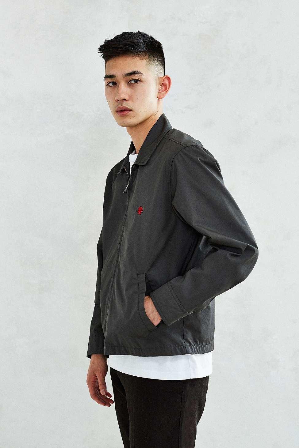 obey division denim jacket