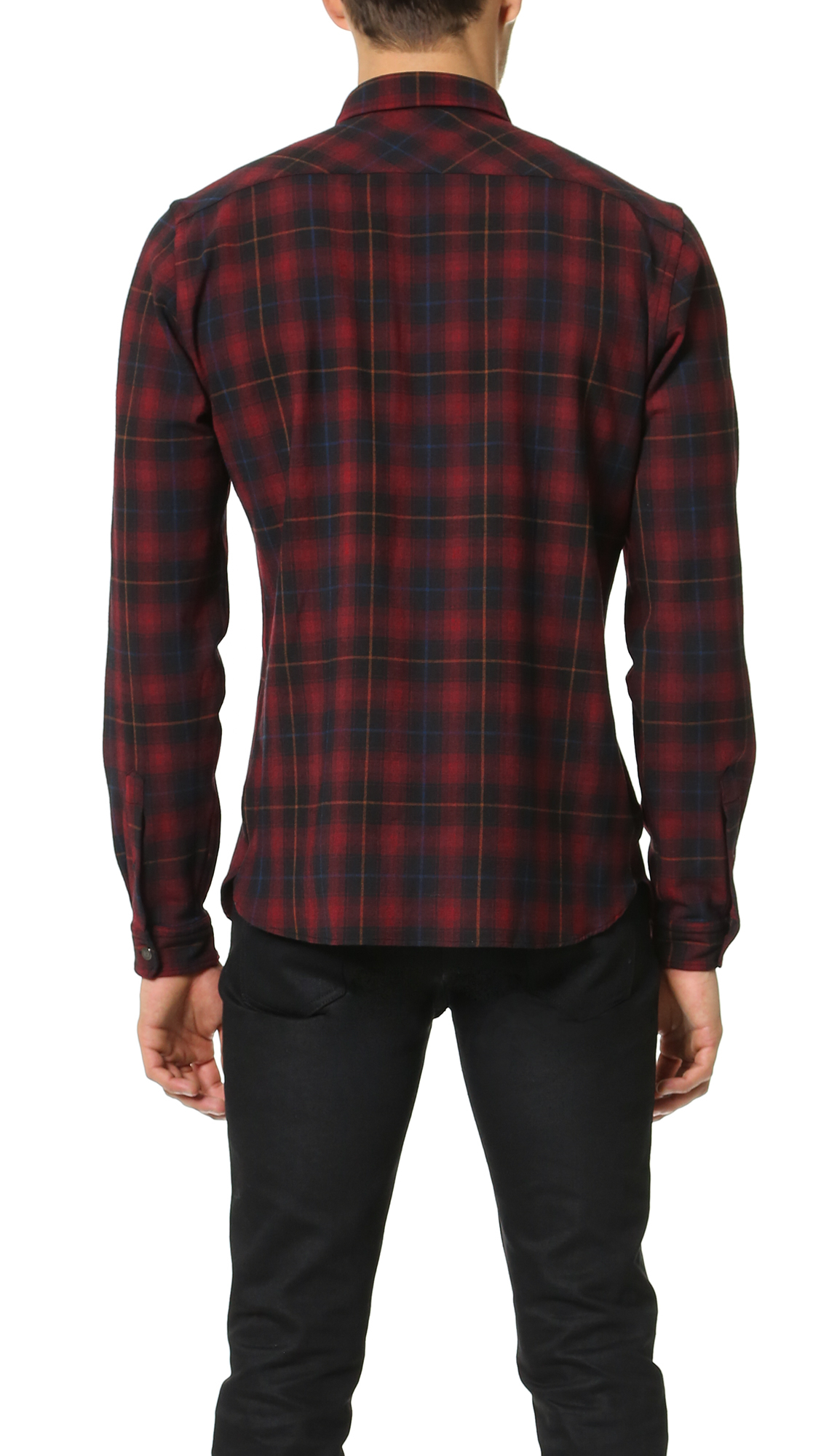 The Kooples Cross Dyed Tartan Shirt in Red for Men - Lyst1128 x 2000