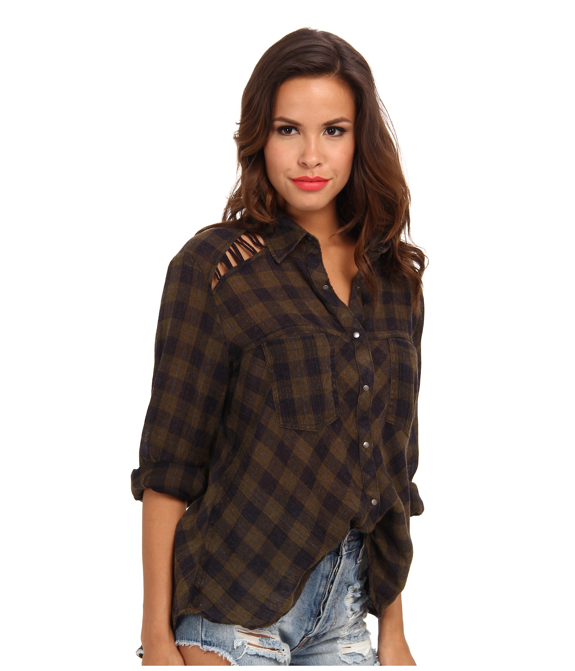 free people loveland button down to