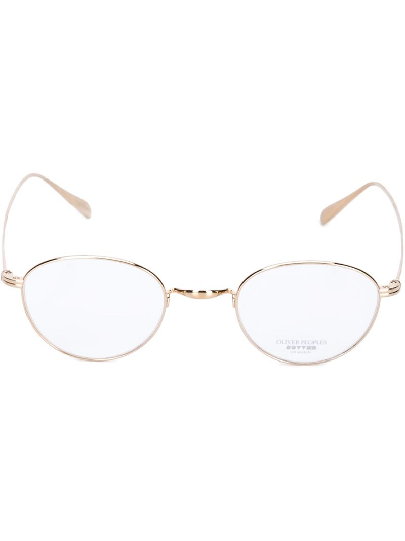 oliver peoples metal frames