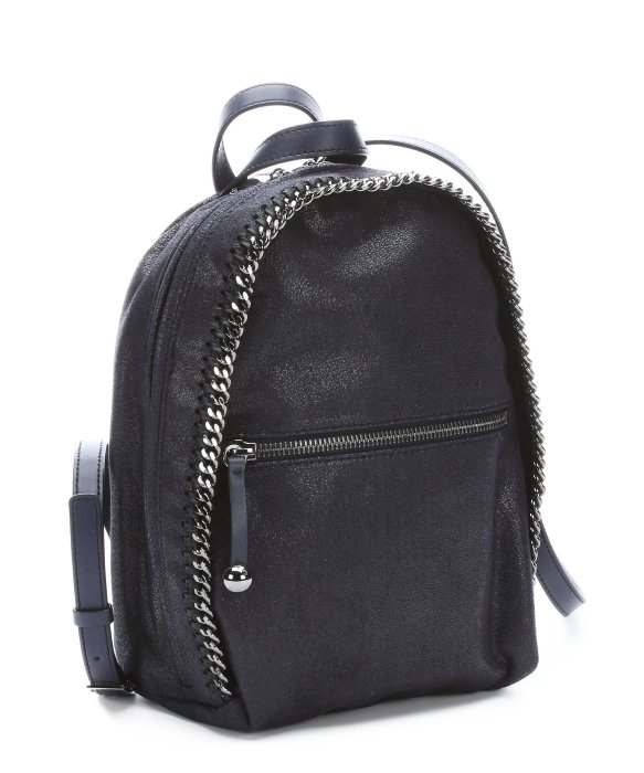 Lyst - Stella Mccartney Black Faux Leather Mini Backpack in Black
