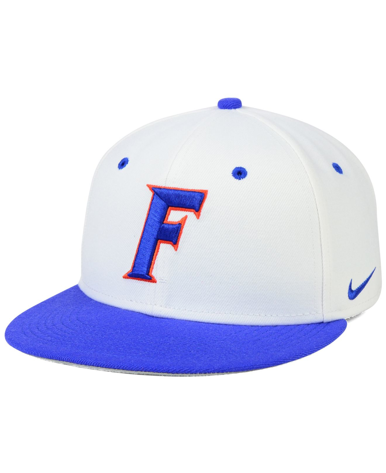 Nike Florida Gators True College Fitted Cap in White for Men | Lyst