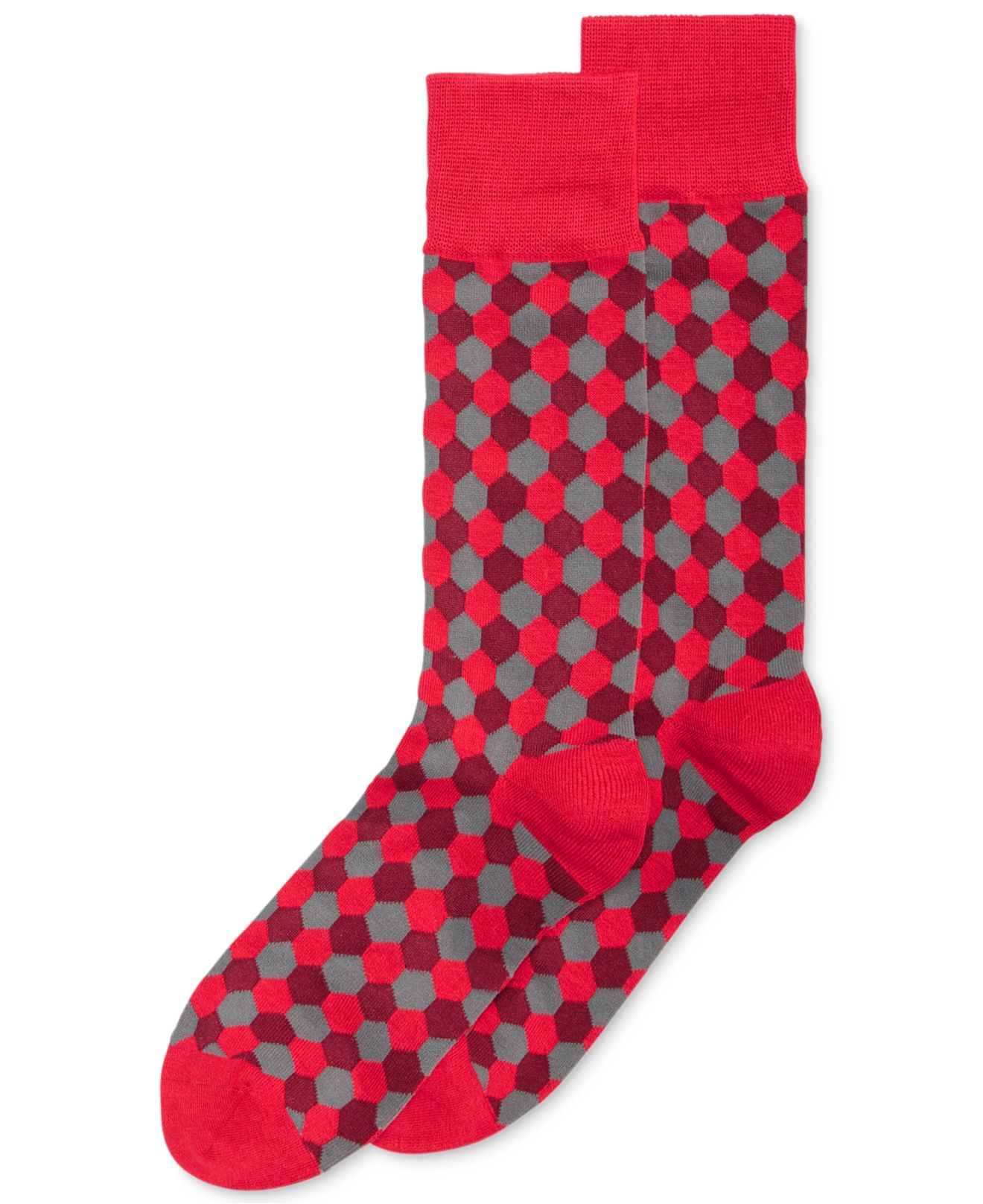 macy s socks alfani hexagon crew socks only at macy s in lyst macy s socks alfani hexagon crew socks only at macy s in lyst