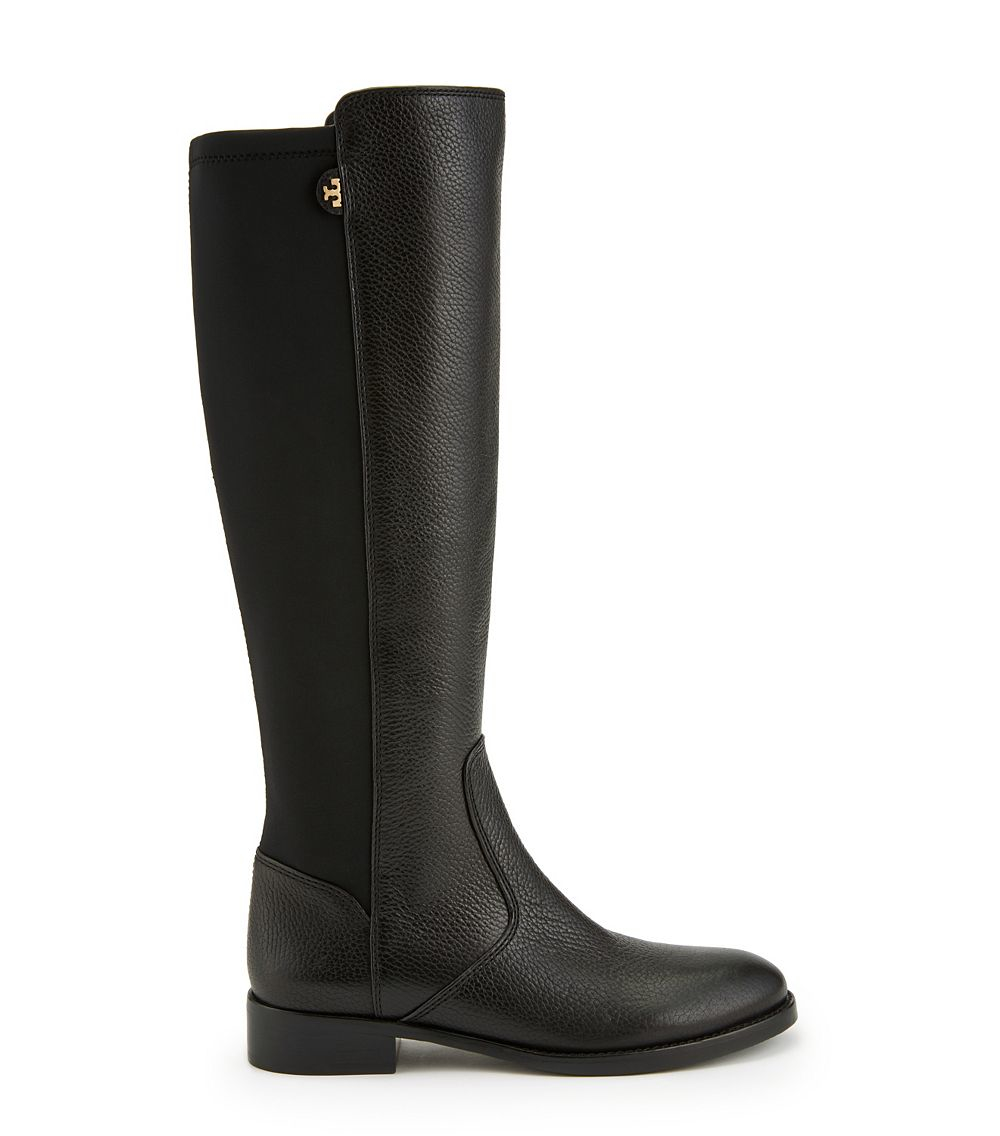Tory burch Selden Riding Boot in Black Lyst