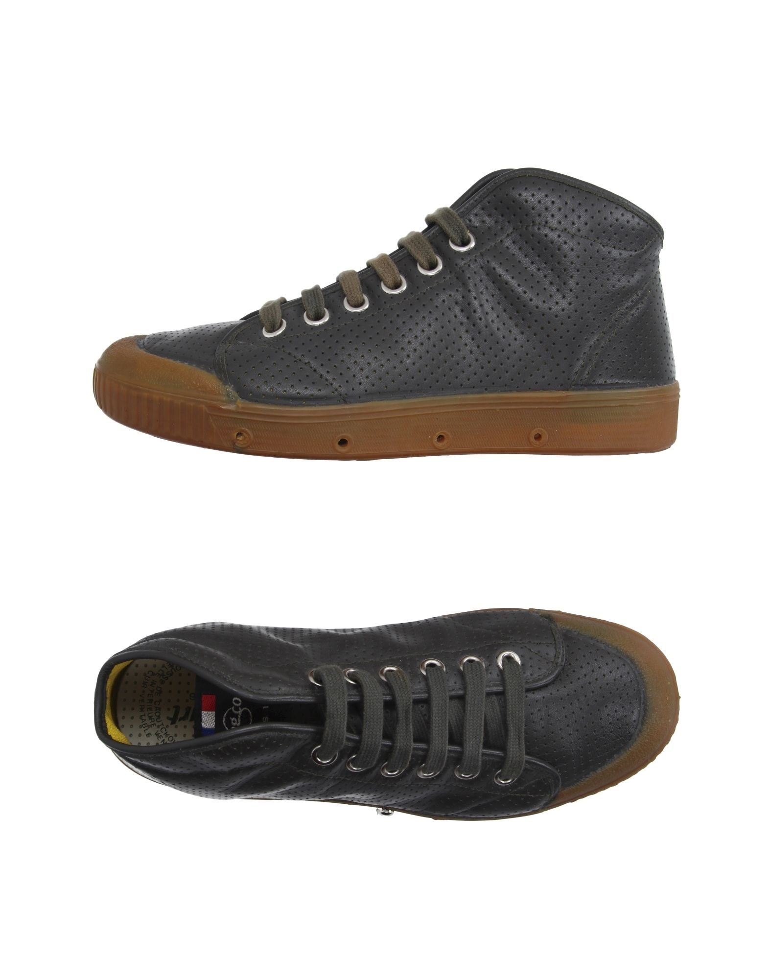 spring court leather trainers