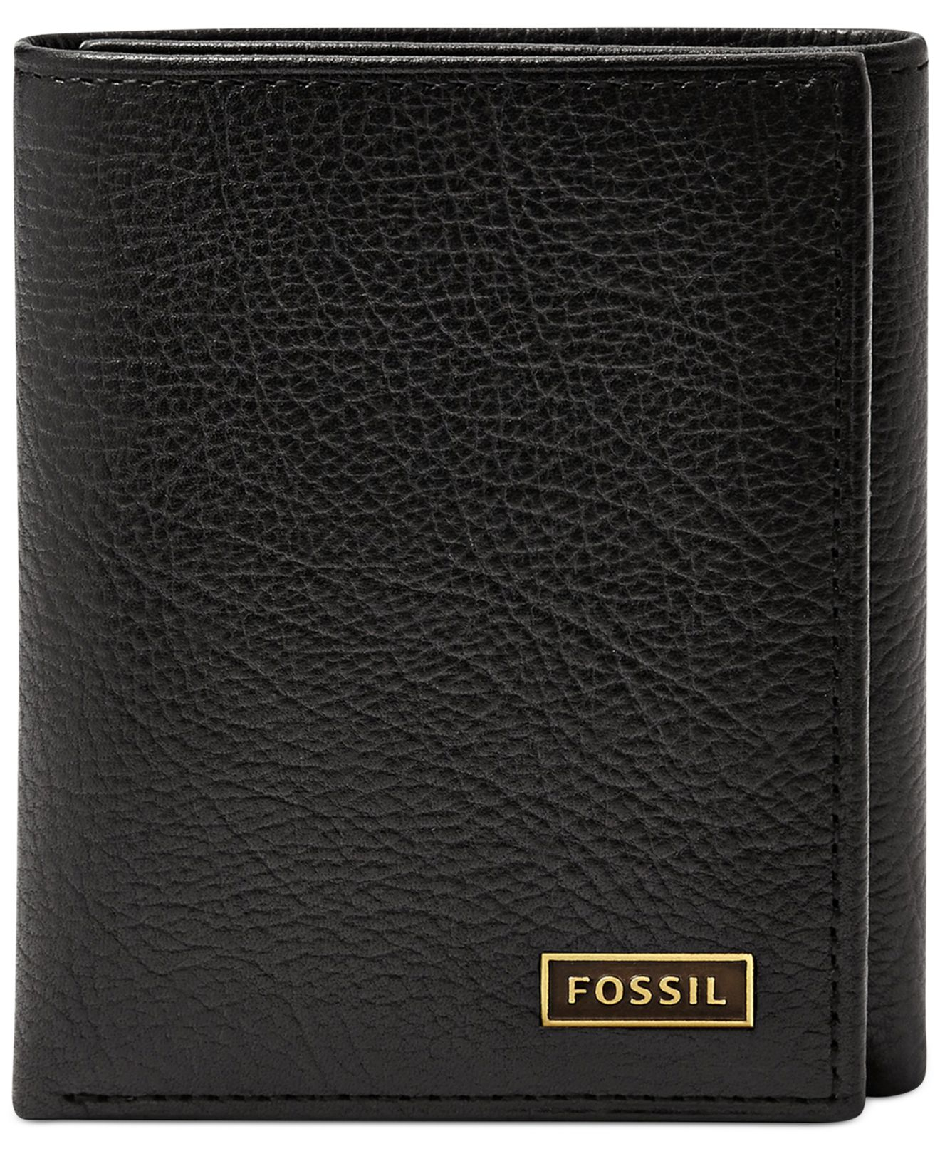Fossil Omega Trifold Leather Wallet in Brown for Men (Dark Brown) Lyst