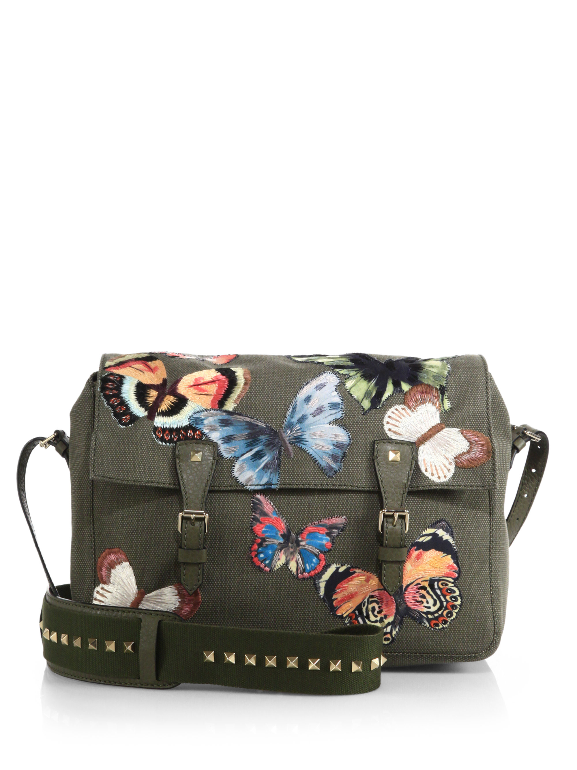 valentino messenger bolsa rockstud