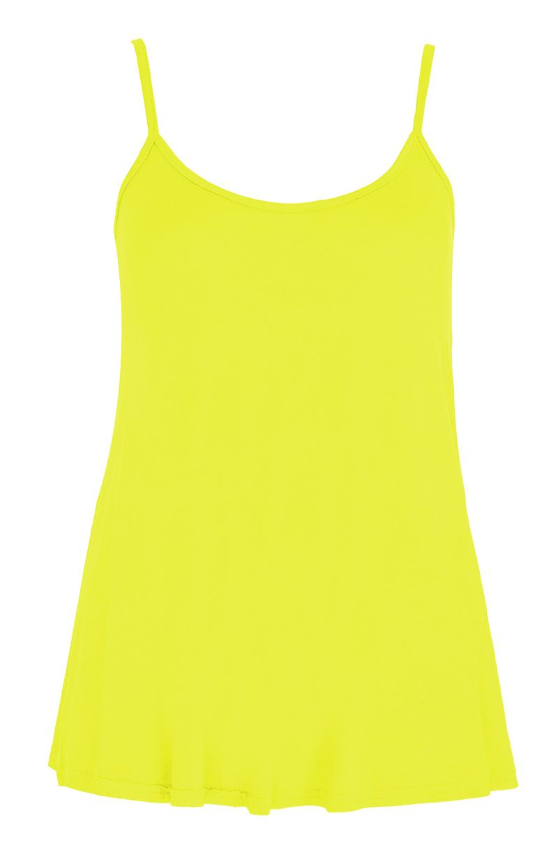 Quiz Lime Cami Vest Top in Green | Lyst