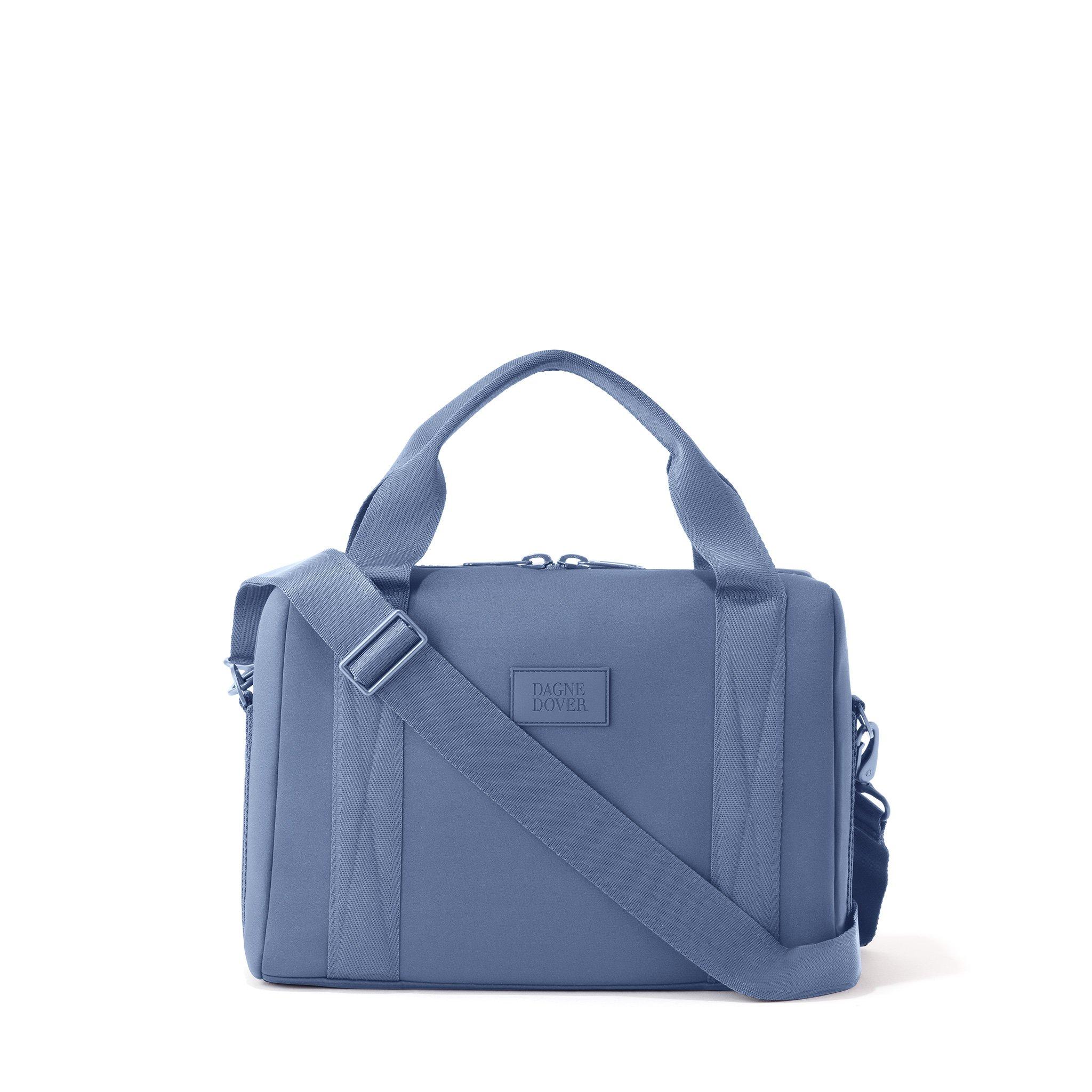 Dagne Dover Neoprene Weston Laptop Bag In Ash Blue, Medium - Lyst