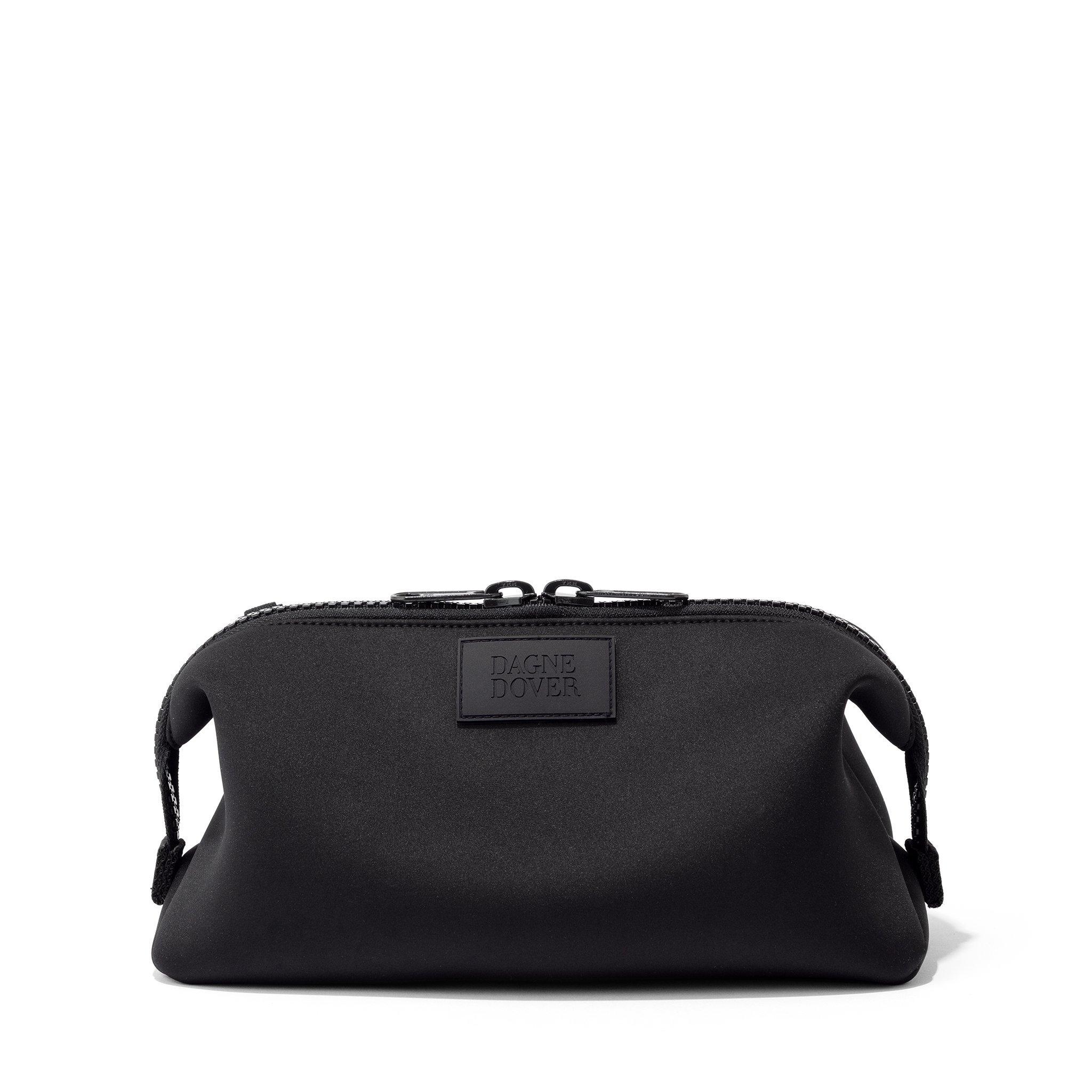 Dagne Dover Neoprene Hunter Toiletry Bag In Onyx, Extra Large in Black