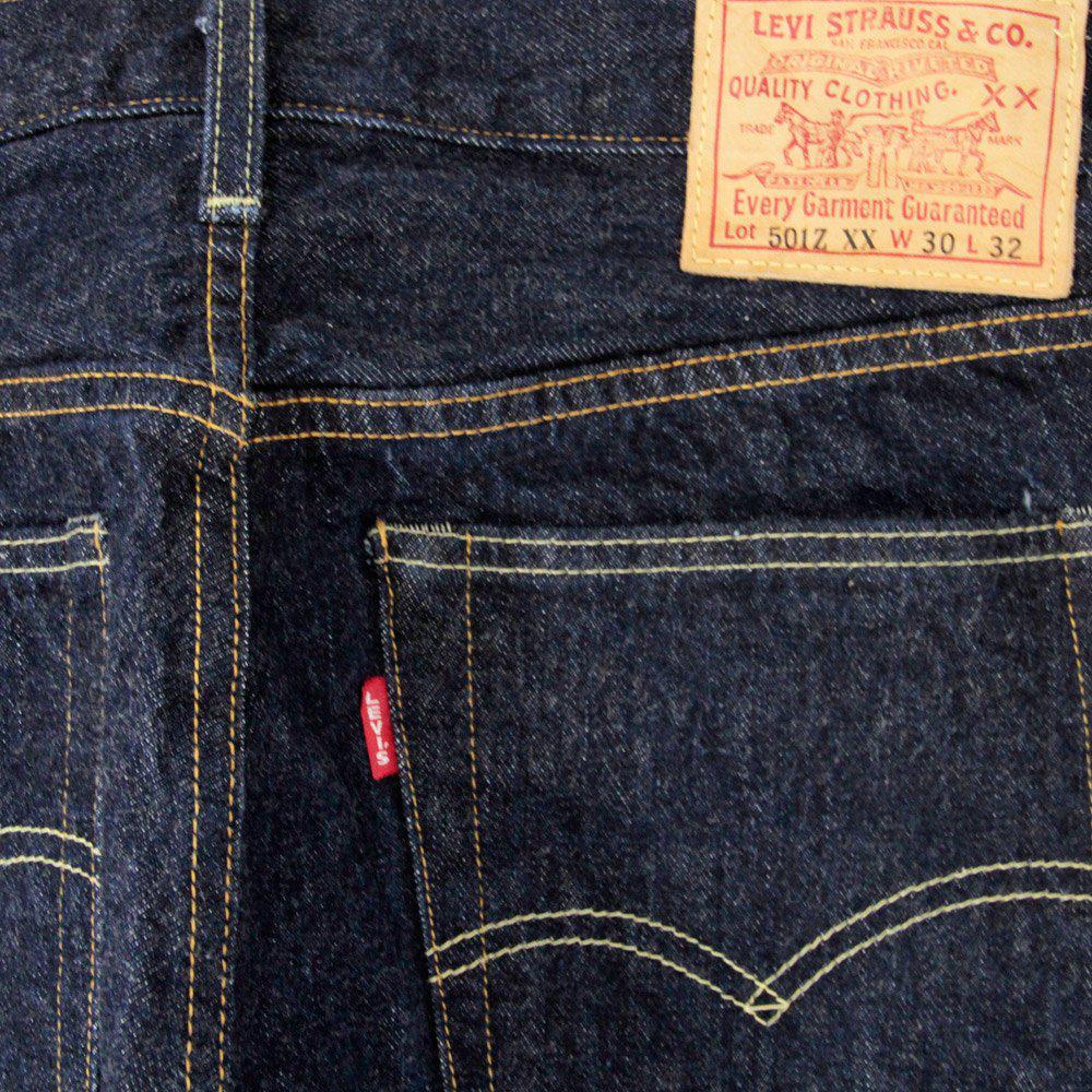 Levi's Levis Vintage 501Z Xx 1954 Blue Selvedge Denim Jeans 50154-0033 ...