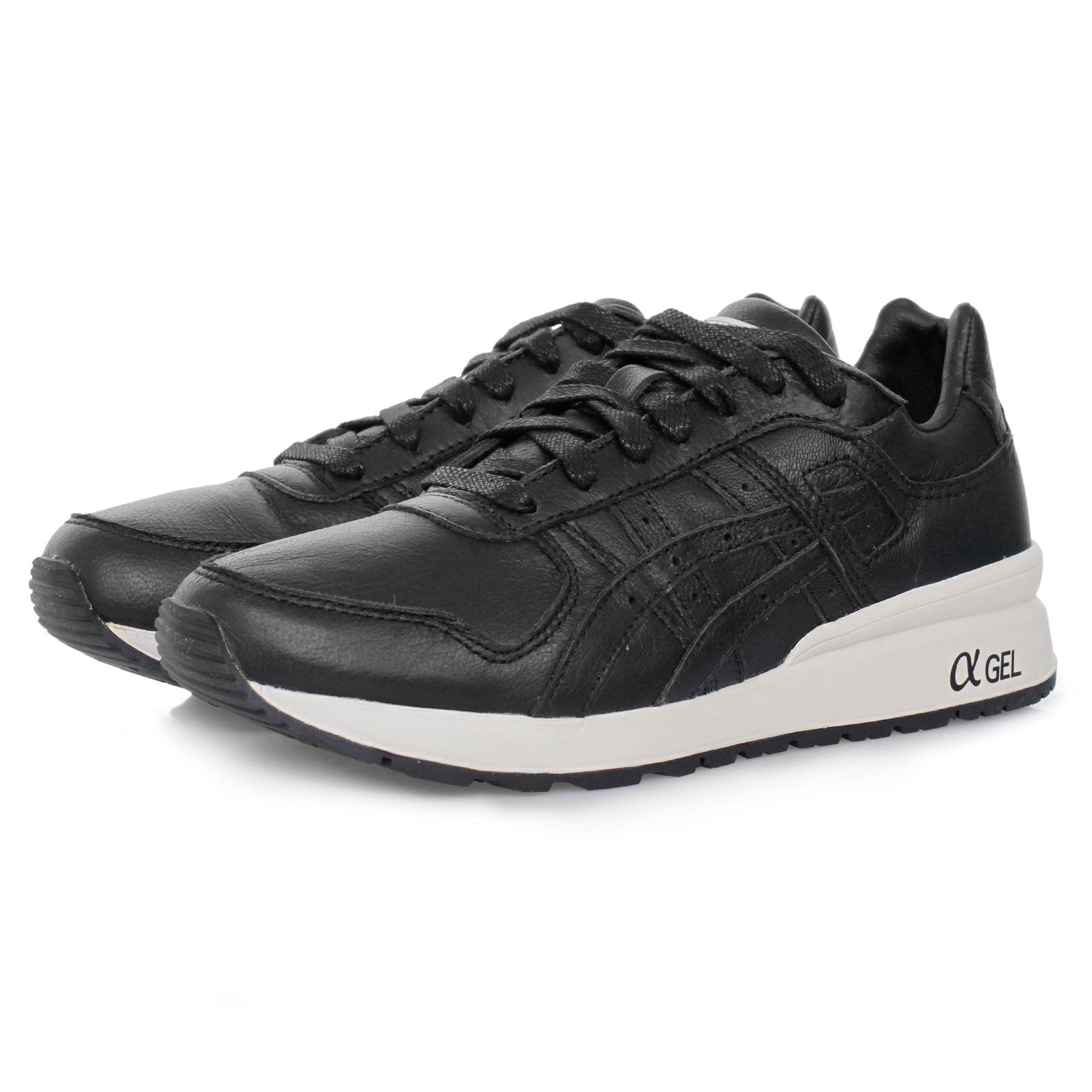Asics Gtii Black Leather Shoe H7l2l for Men Lyst
