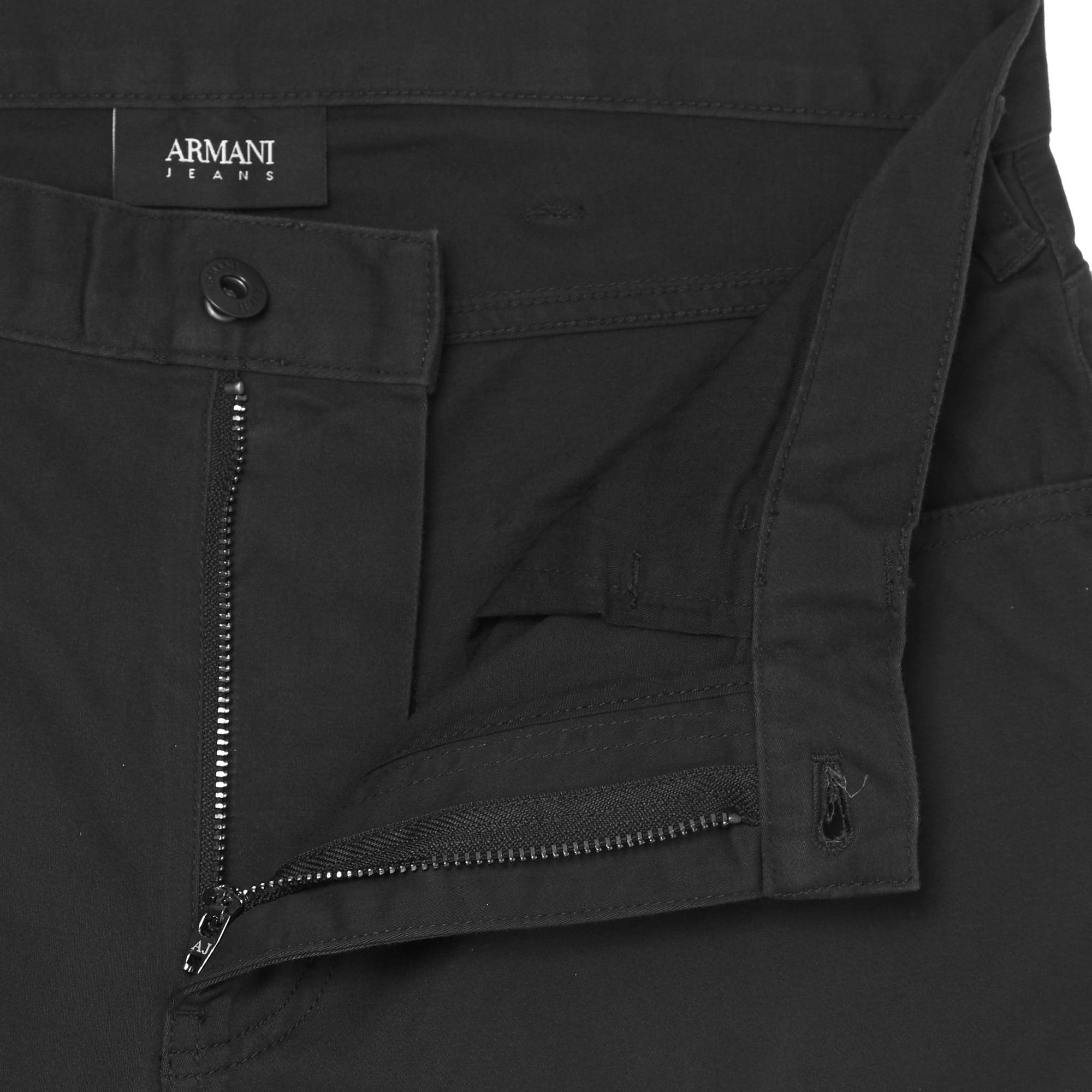 armani jeans j45 slim fit black