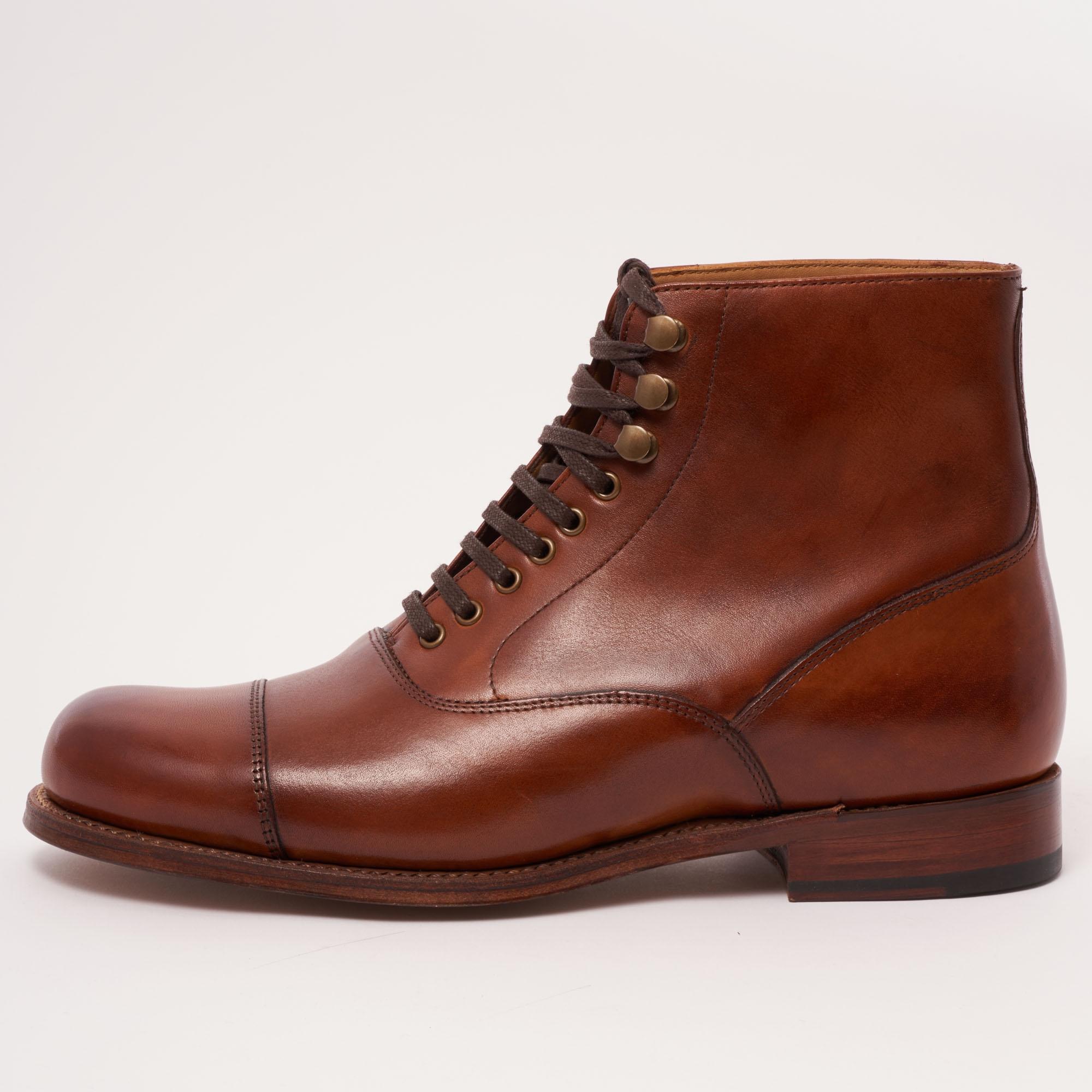 Grenson Leather Leander Oxford Boot in Brown for Men - Lyst