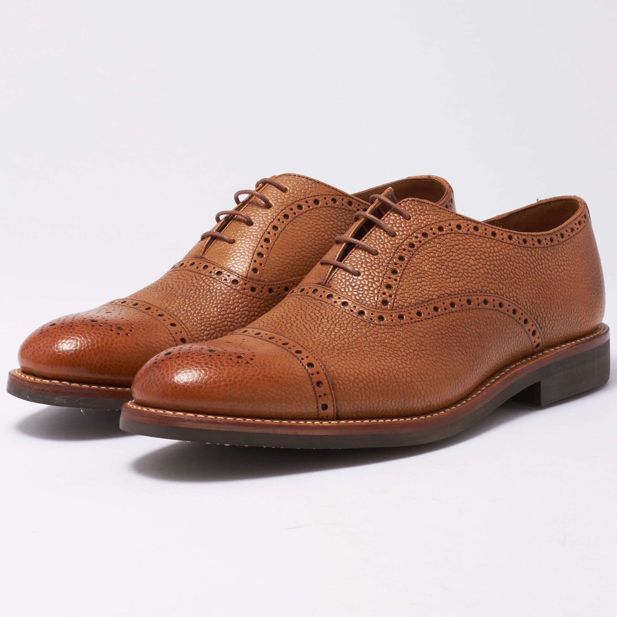 Grenson Leather Matthew Tan Shoes for Men - Lyst