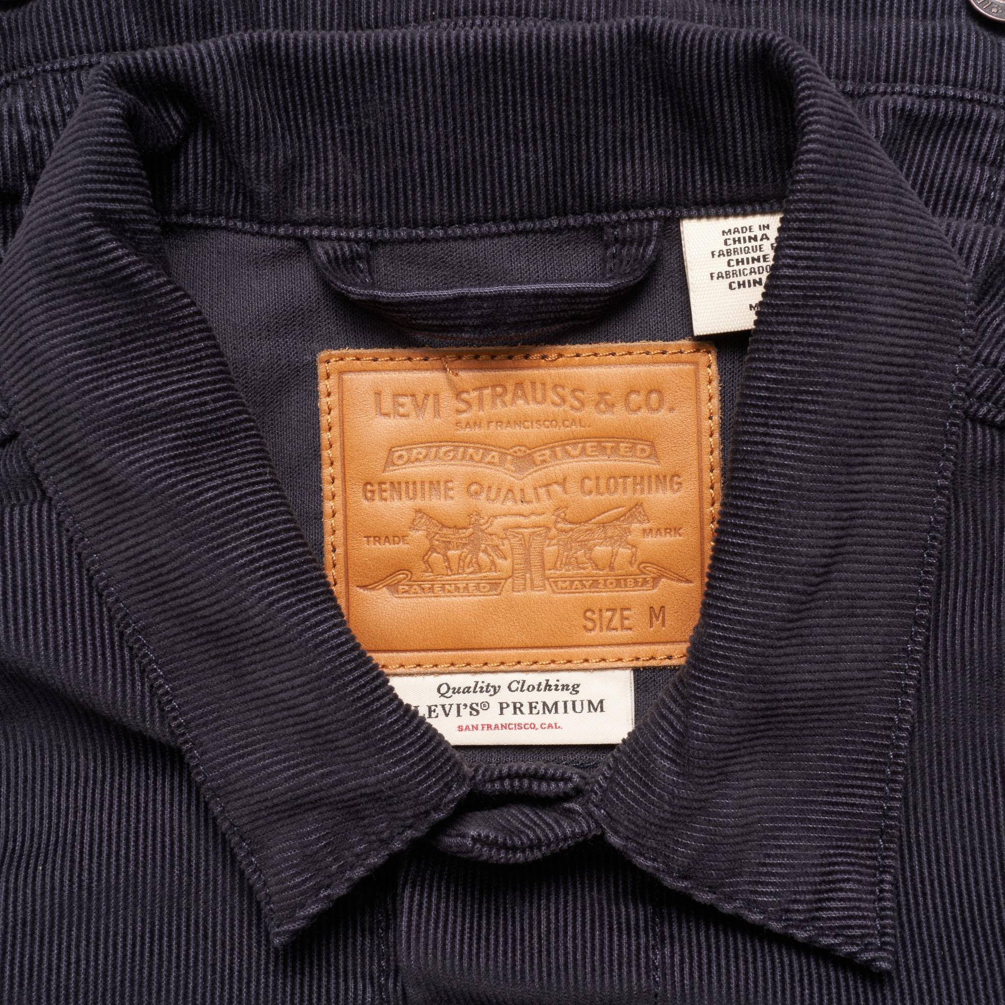 levis corduroy trucker