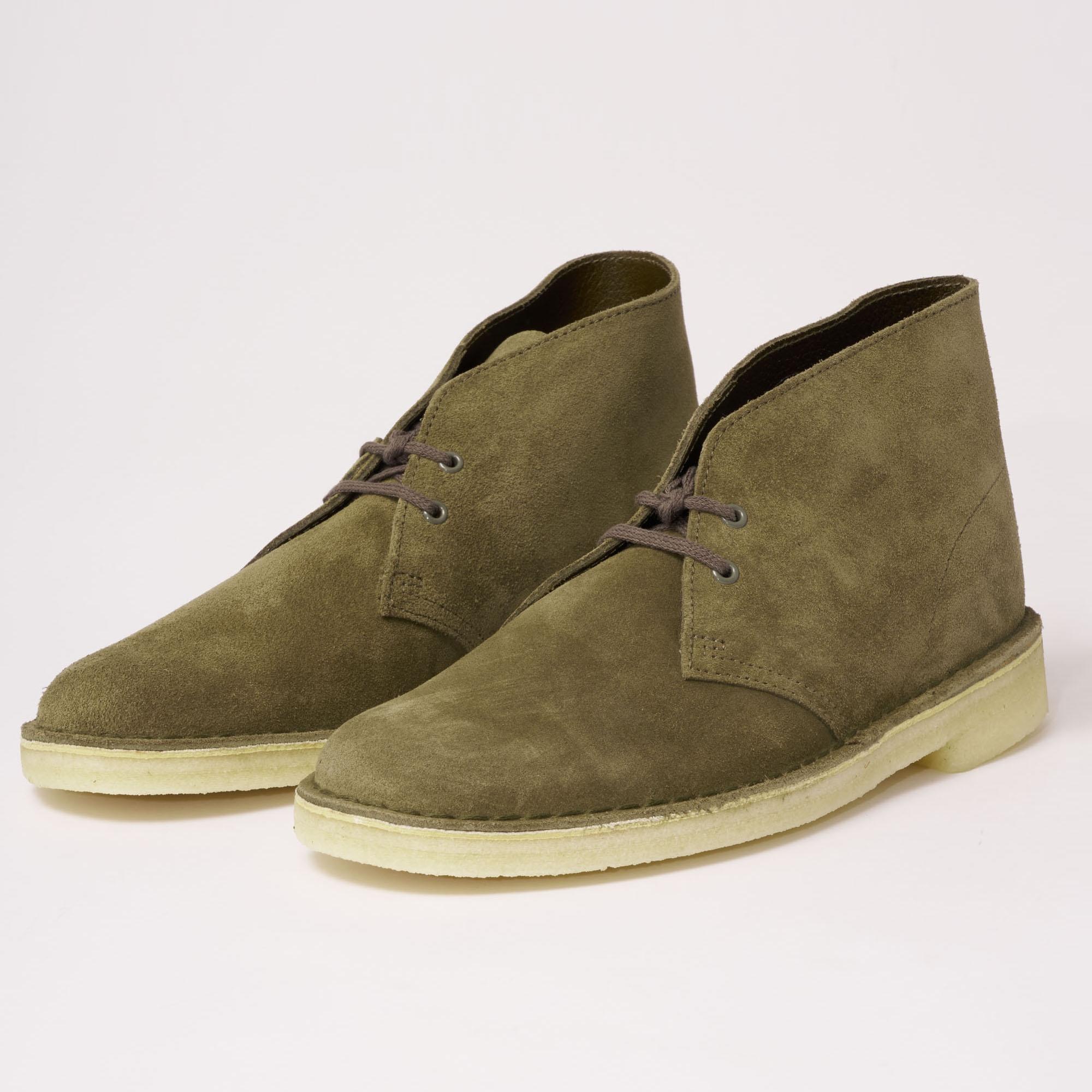 green clarks desert boots