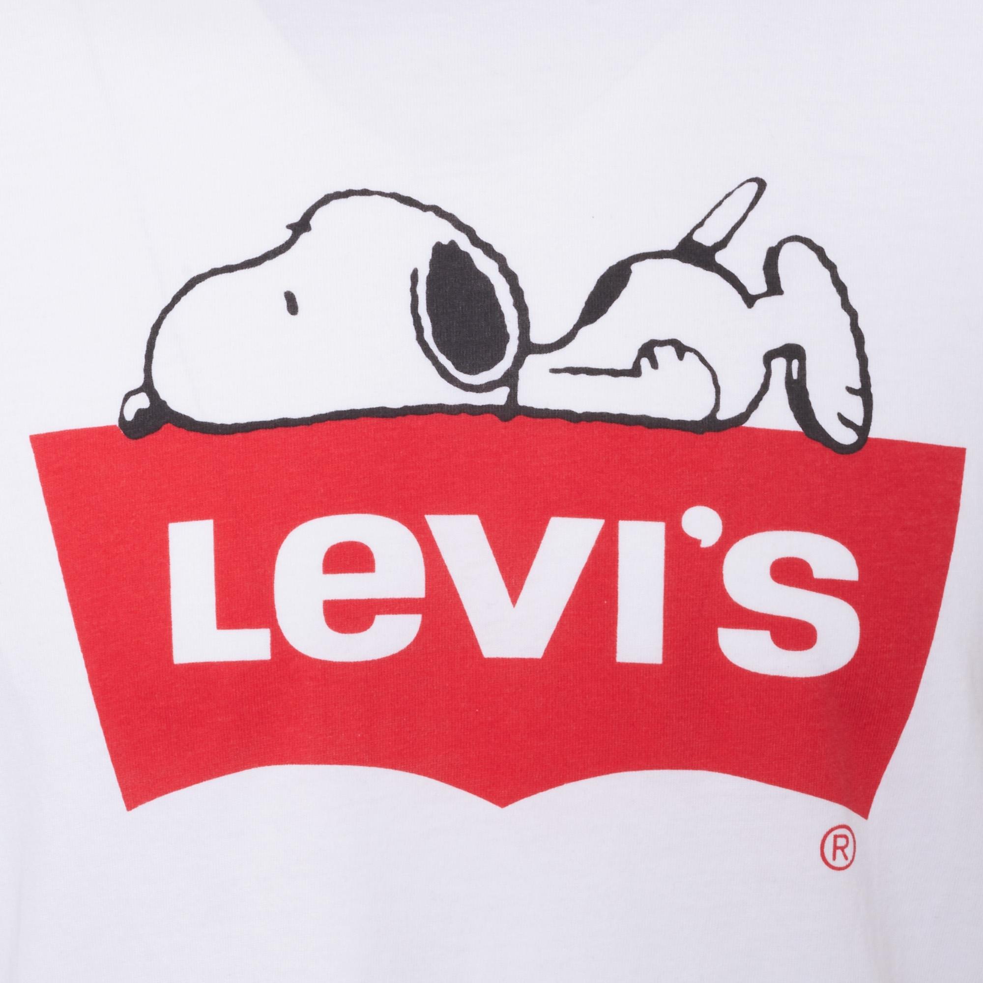 Levi's Levi's X Peanuts T-shirt in White for Men | Lyst UK
