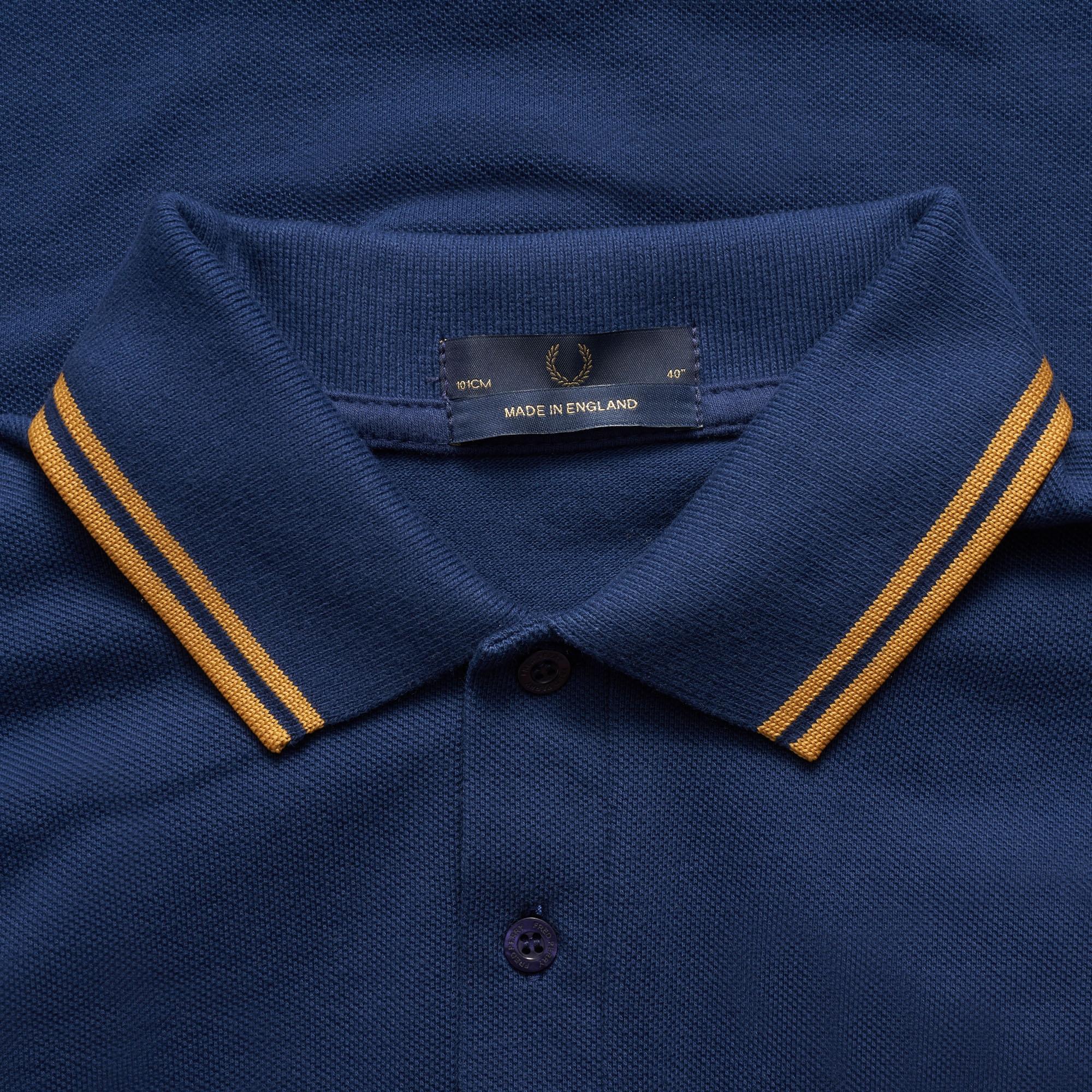 Lyst - Fred Perry Authentic M12 Twin Tipped Polo Shirt - French Navy in ...