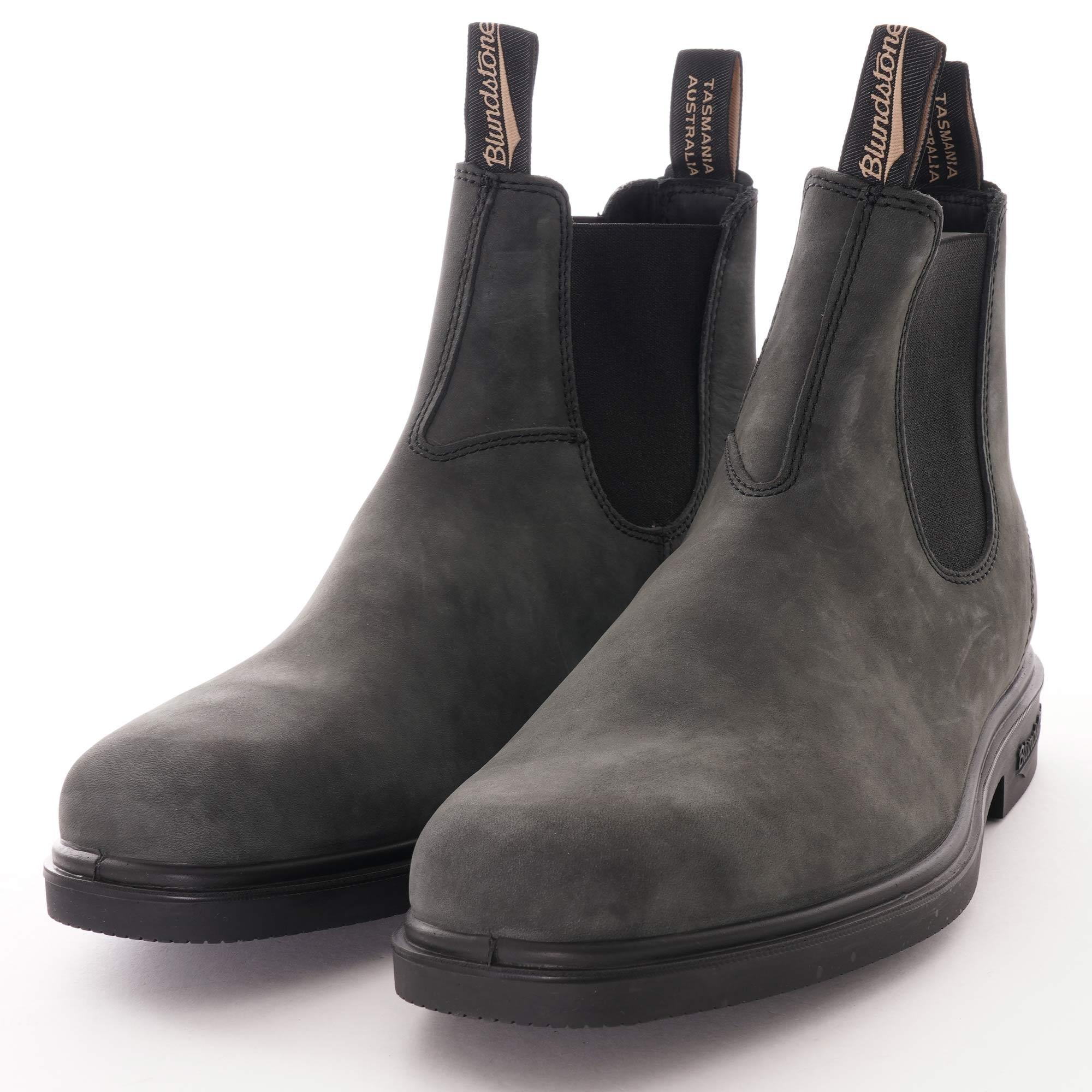 blundstone black suede