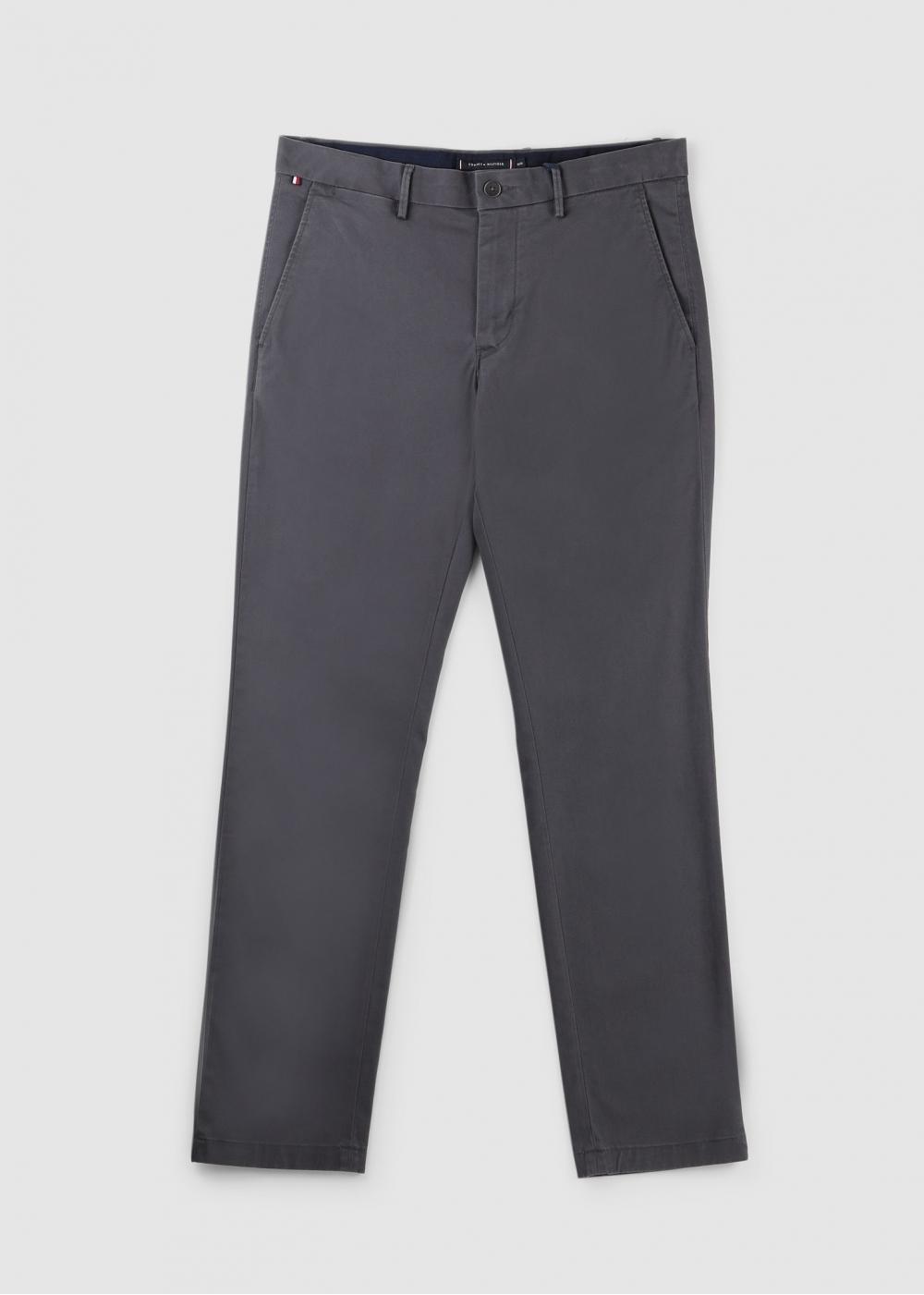 Tommy hilfiger grey chinos sale