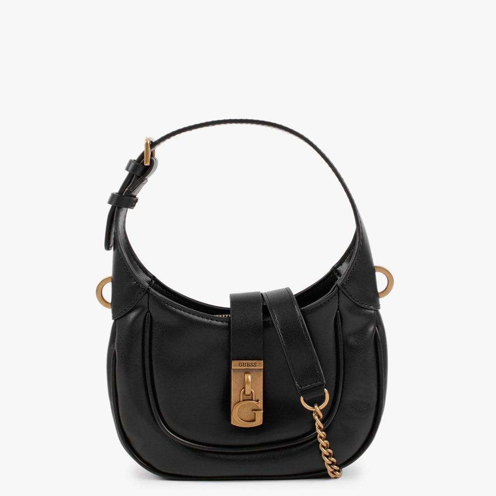 Guess Mini Maimie Black Hobo Bag Lyst Australia