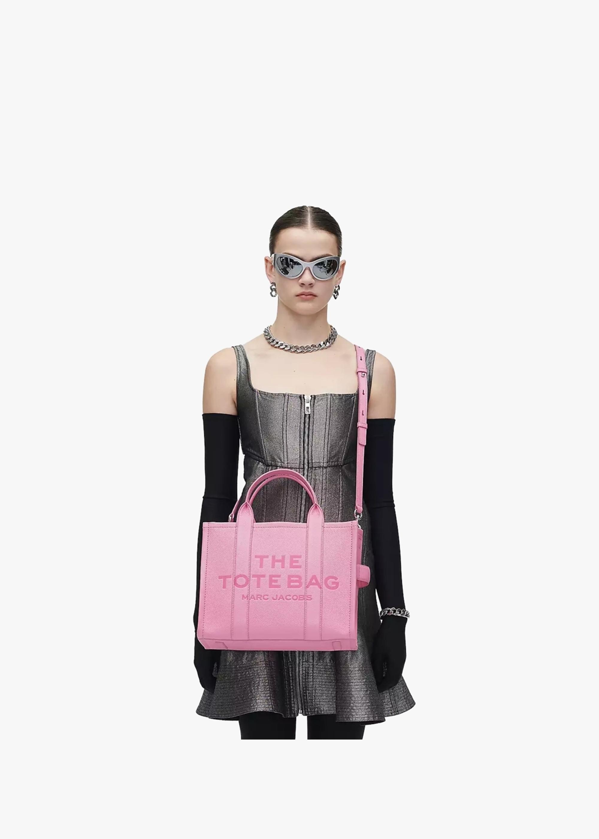 Marc Jacobs The Leather Medium Tote Bag in Pink