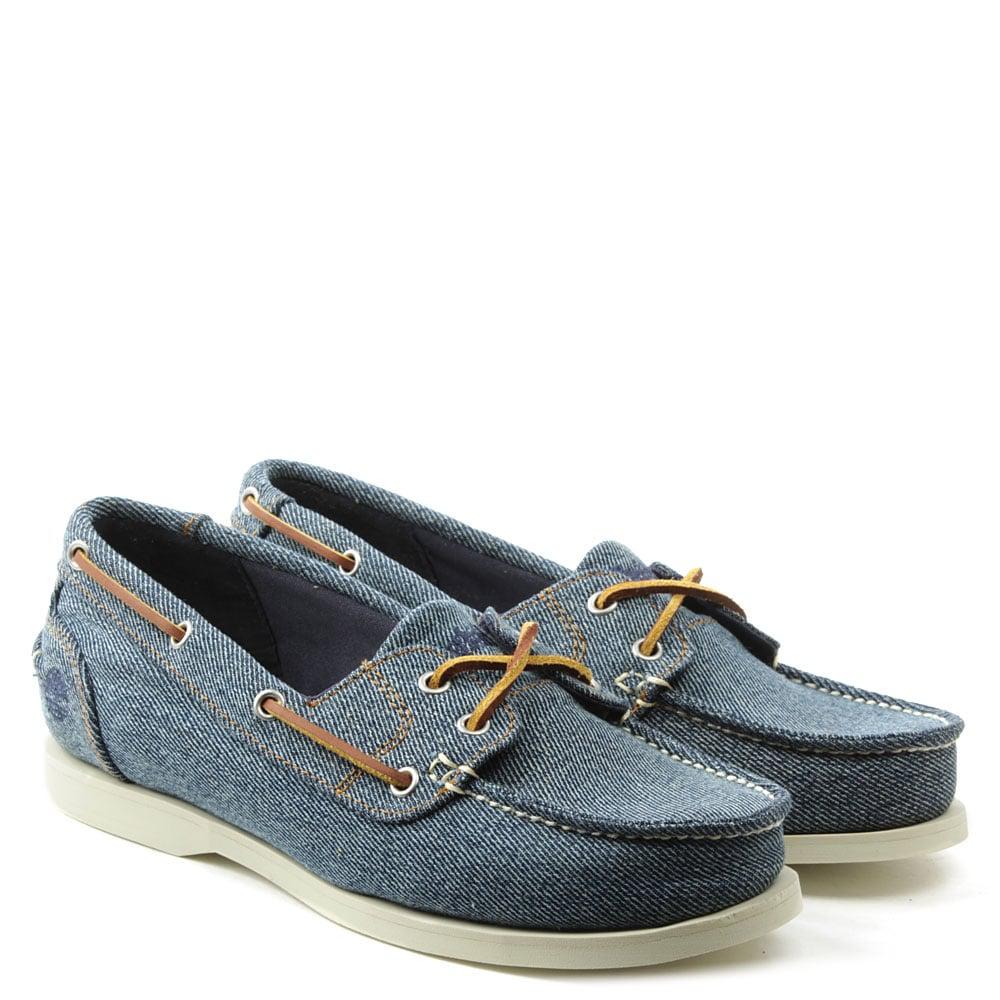 Lyst - Timberland Earthkeepers Denim Canvas Classic Boat Shoe in Blue