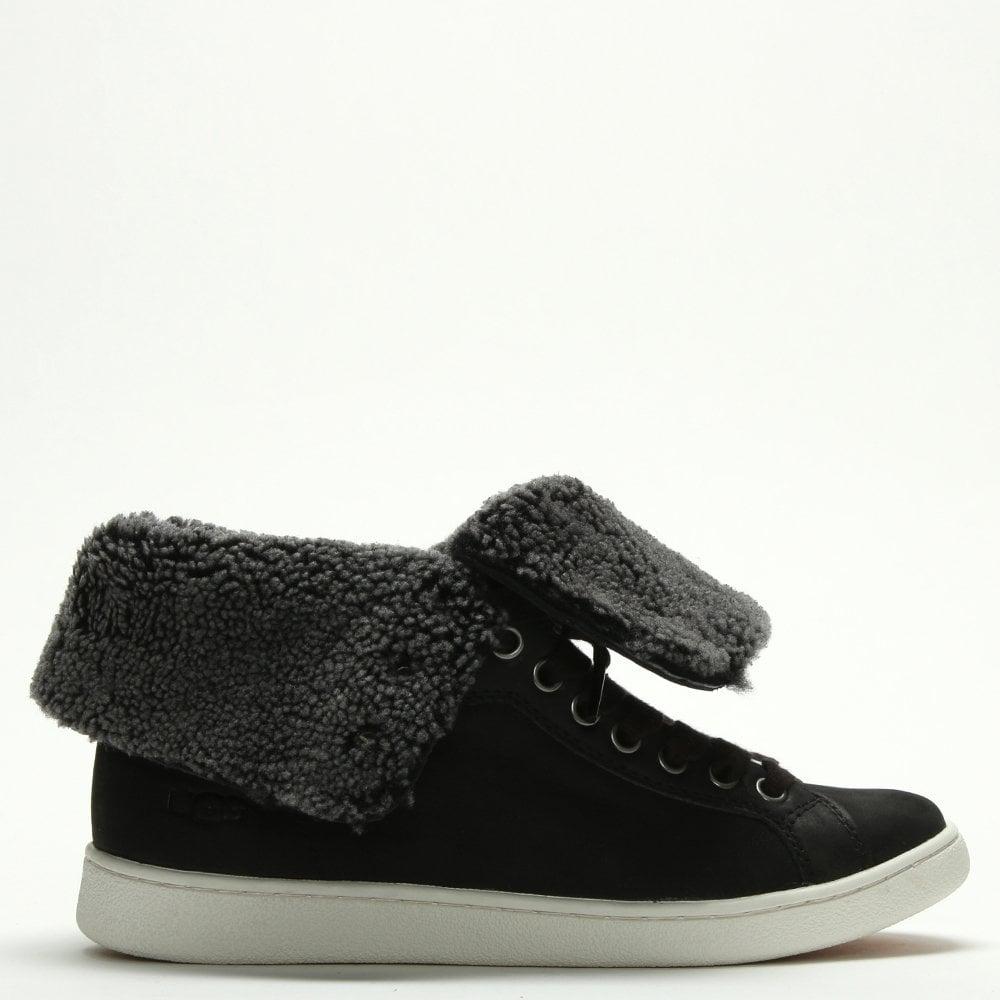 ugg leather high top sneakers