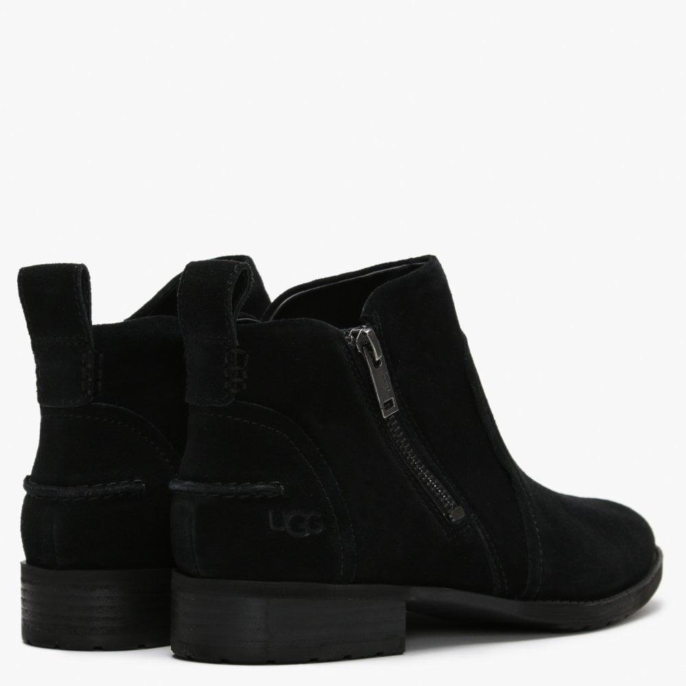 UGG Aureo Ii Suede Waterproof Boots in Black | Lyst UK