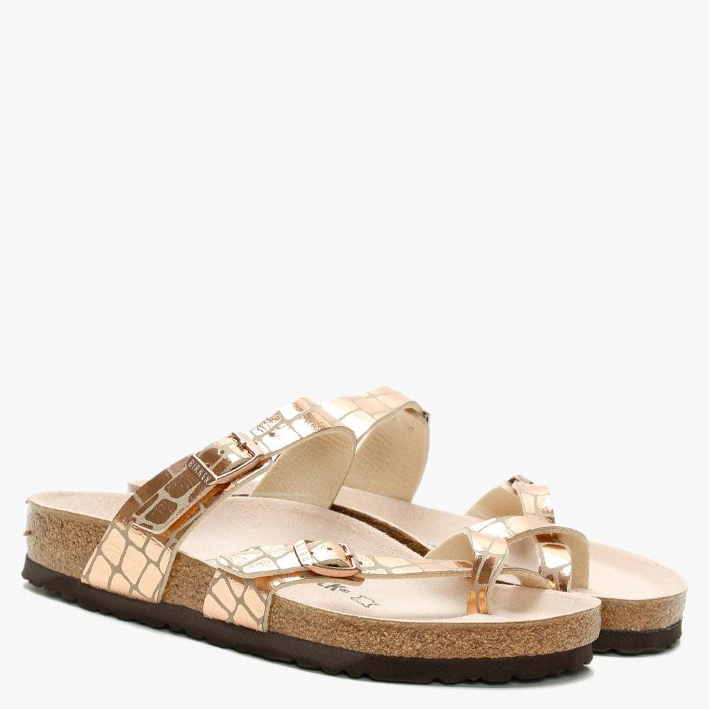 Birkenstock mayari metallic stones copper online