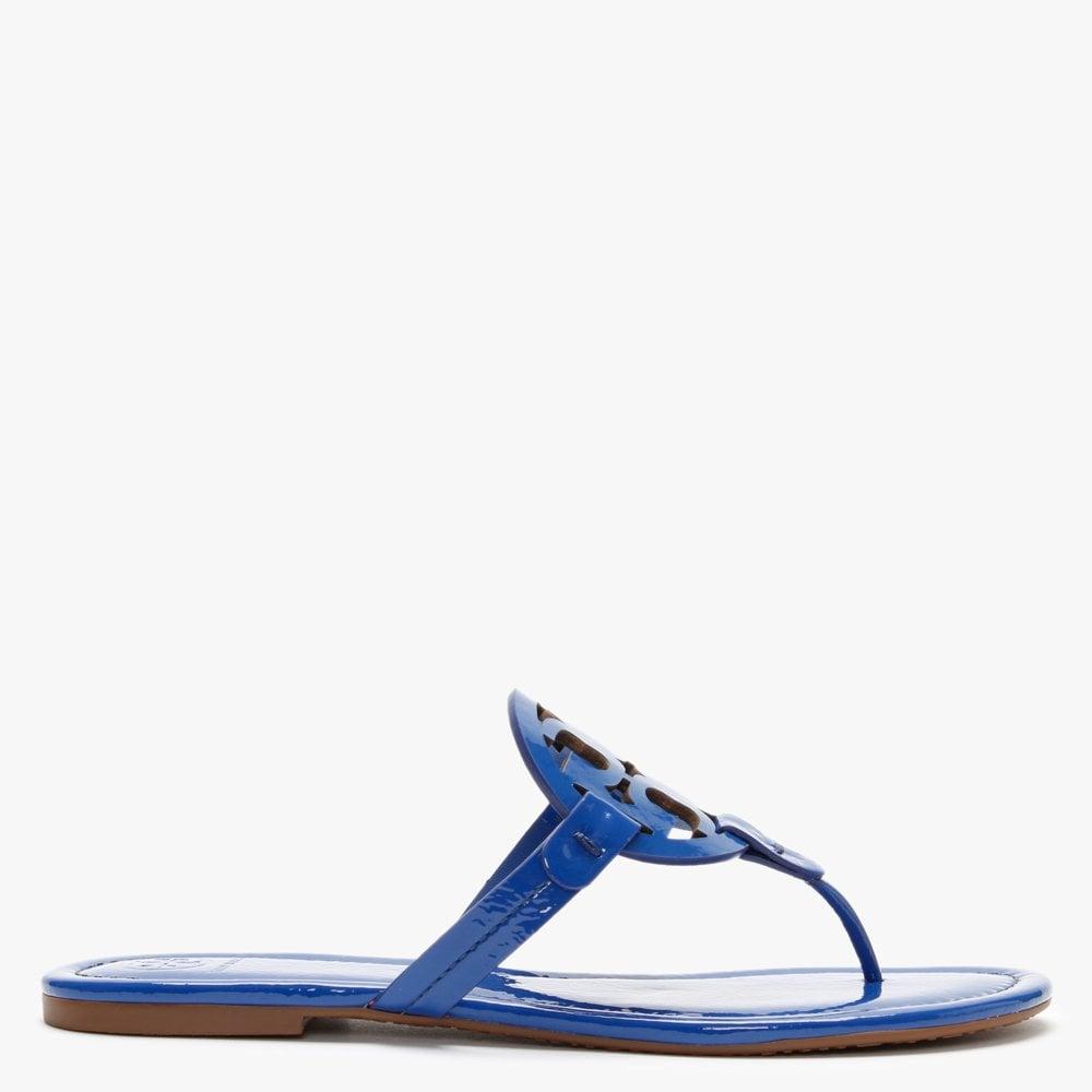 tory burch nautical blue sandals