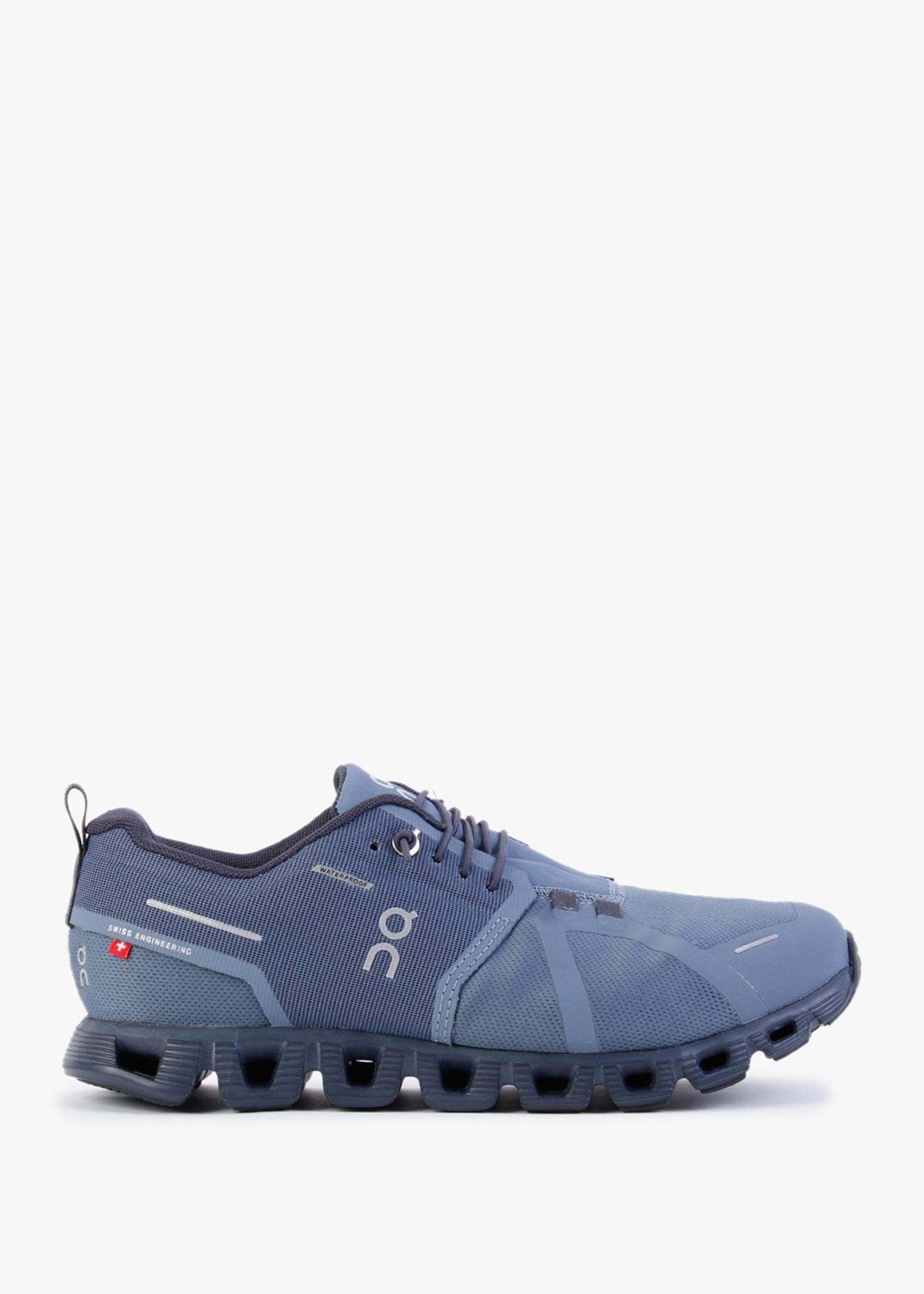 On Shoes Cloud Waterproof Metal Navy Trainers in Blue Lyst