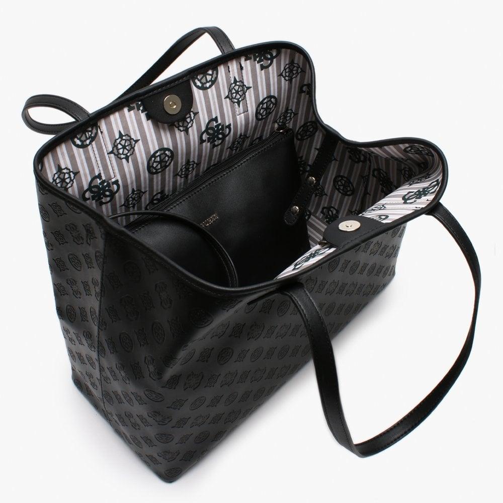 Guess Vikky Large Tote in Black | Lyst