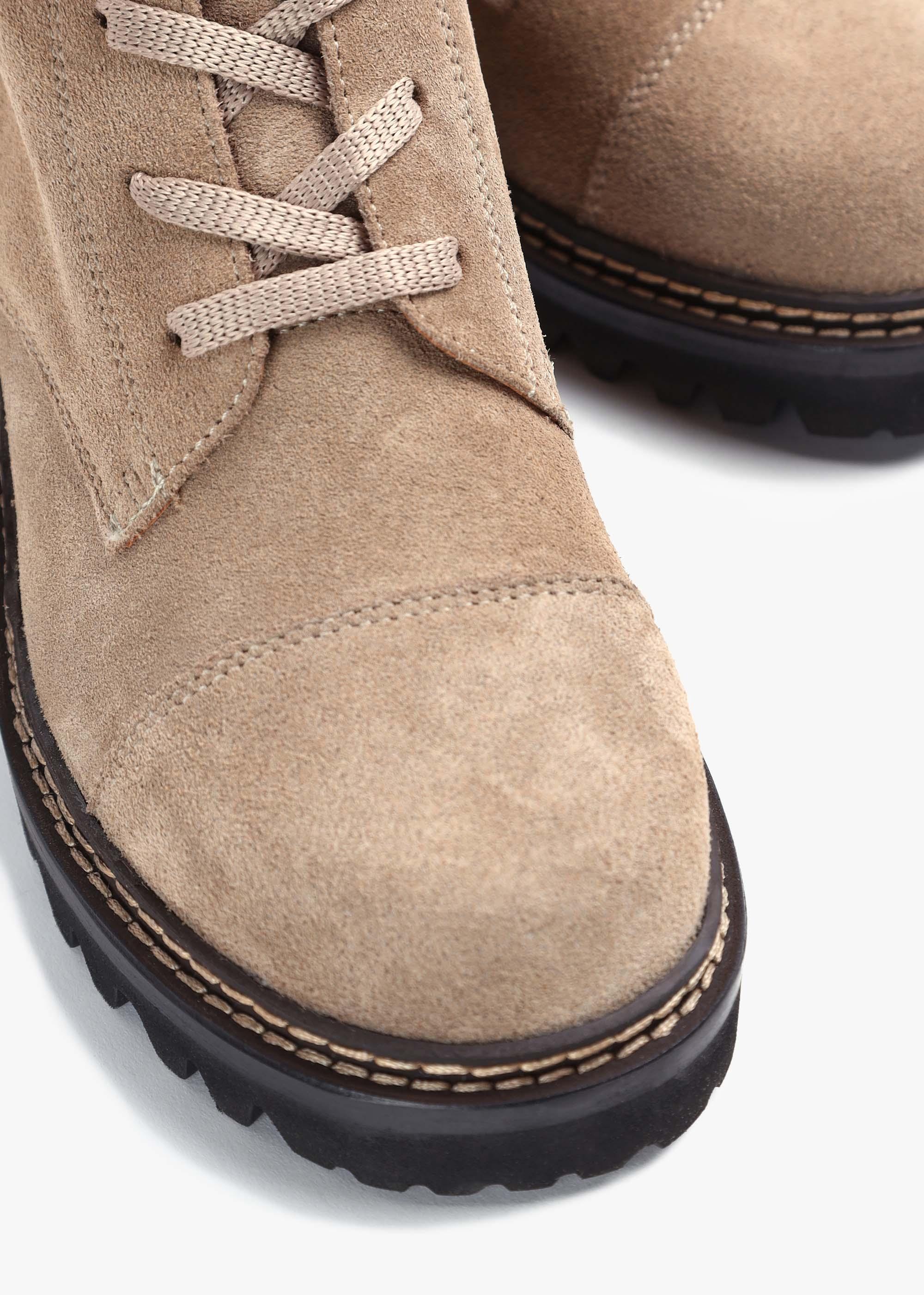 [SEE BY CHLOE] マロリー スエード アンクル ブーツ See By Chloé Mallory Suede Buckled Biker Boots Leather in