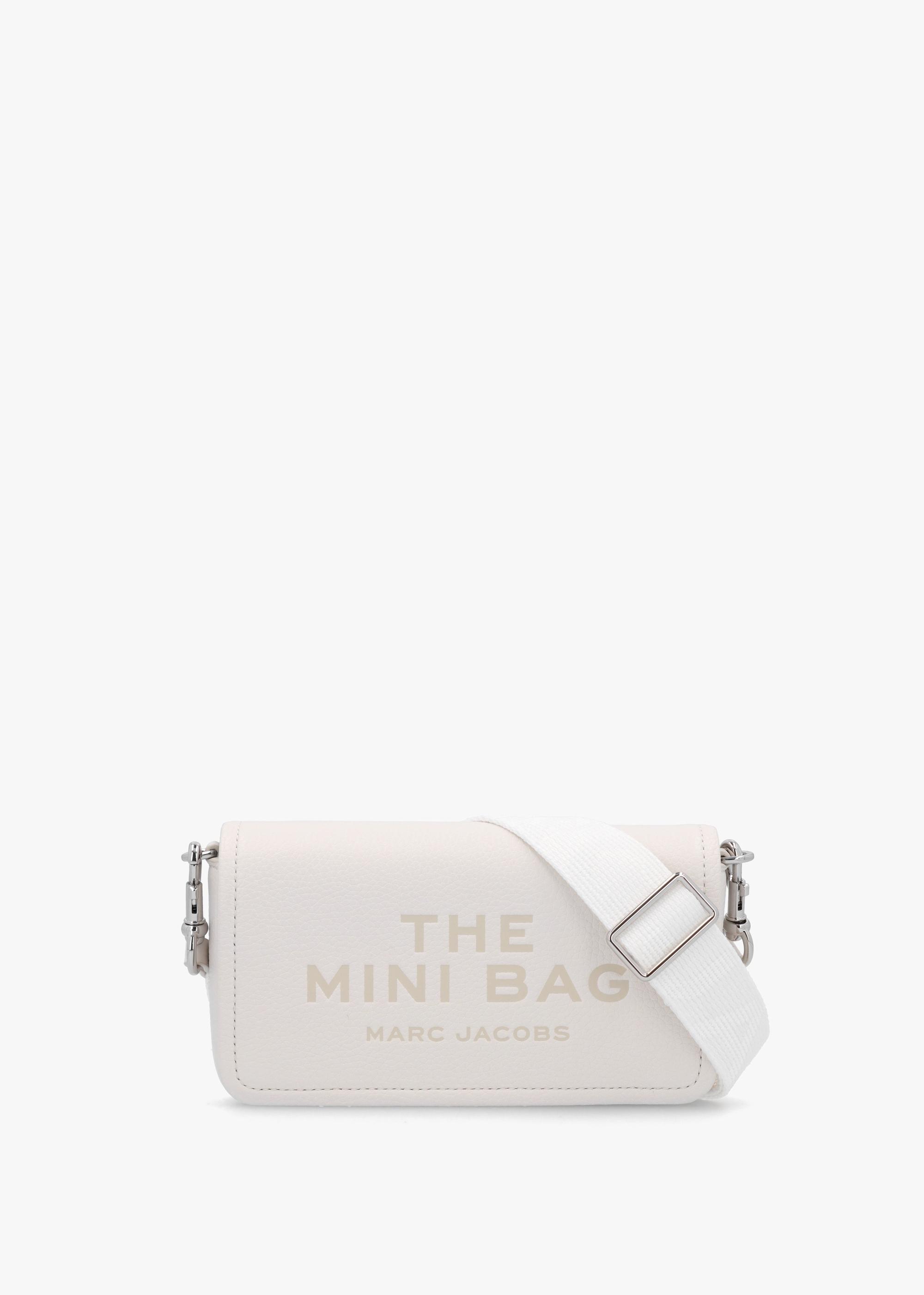 【関税込み】The Mini Crossbody - Marc Jacobs - Cotton - Prin Marc Jacobs The Leather Mini Cotton Cross-Body Bag in White