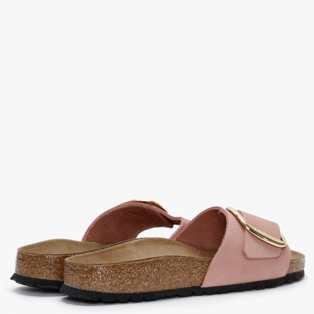 Birkenstock Madrid Big Buckle Old Rose Leather Mules in Pink | Lyst