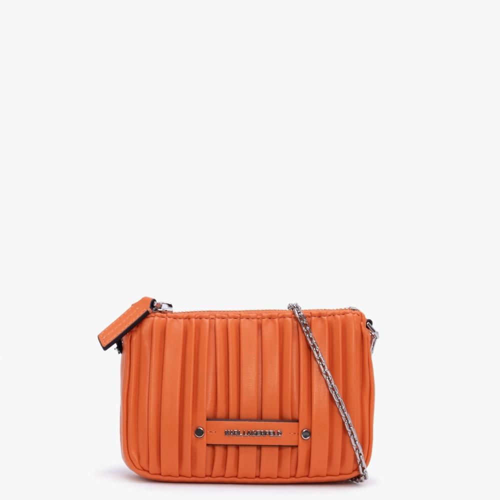 Karl Lagerfeld K/kushion Mock Orange Pochette On A Chain Lyst