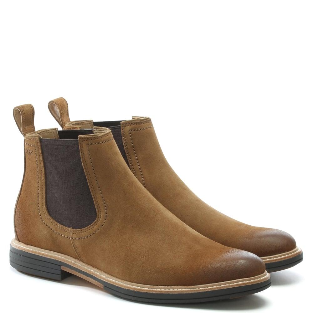 Daniel Footwear Men's Baldvin Chestnut Suede Chelsea Boots in Tan Suede  (Brown) for Men - Lyst