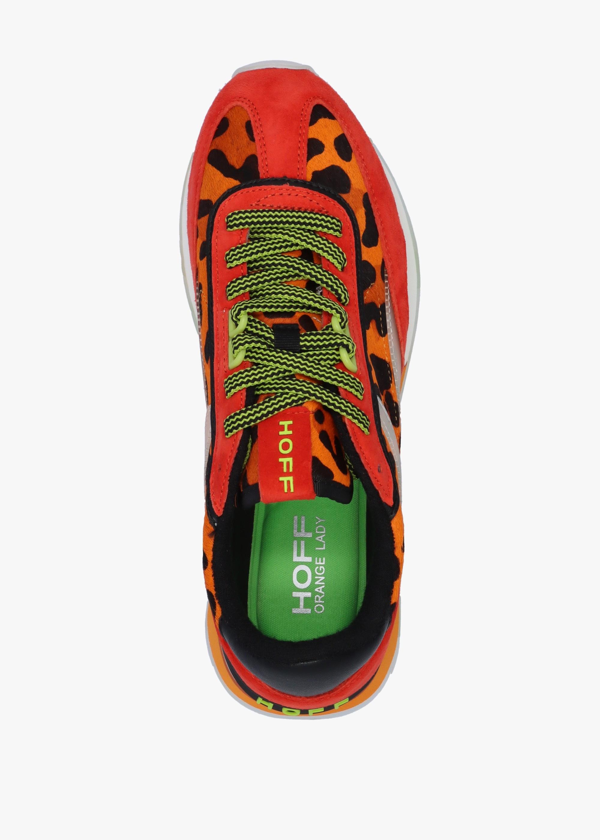 HOFF The James - Sneaker Donna Multicolore In Pelle E Tessuto - Suola Ruvida E Plantare Memory Foam - Collezione Art X Abbey Lossing - 2