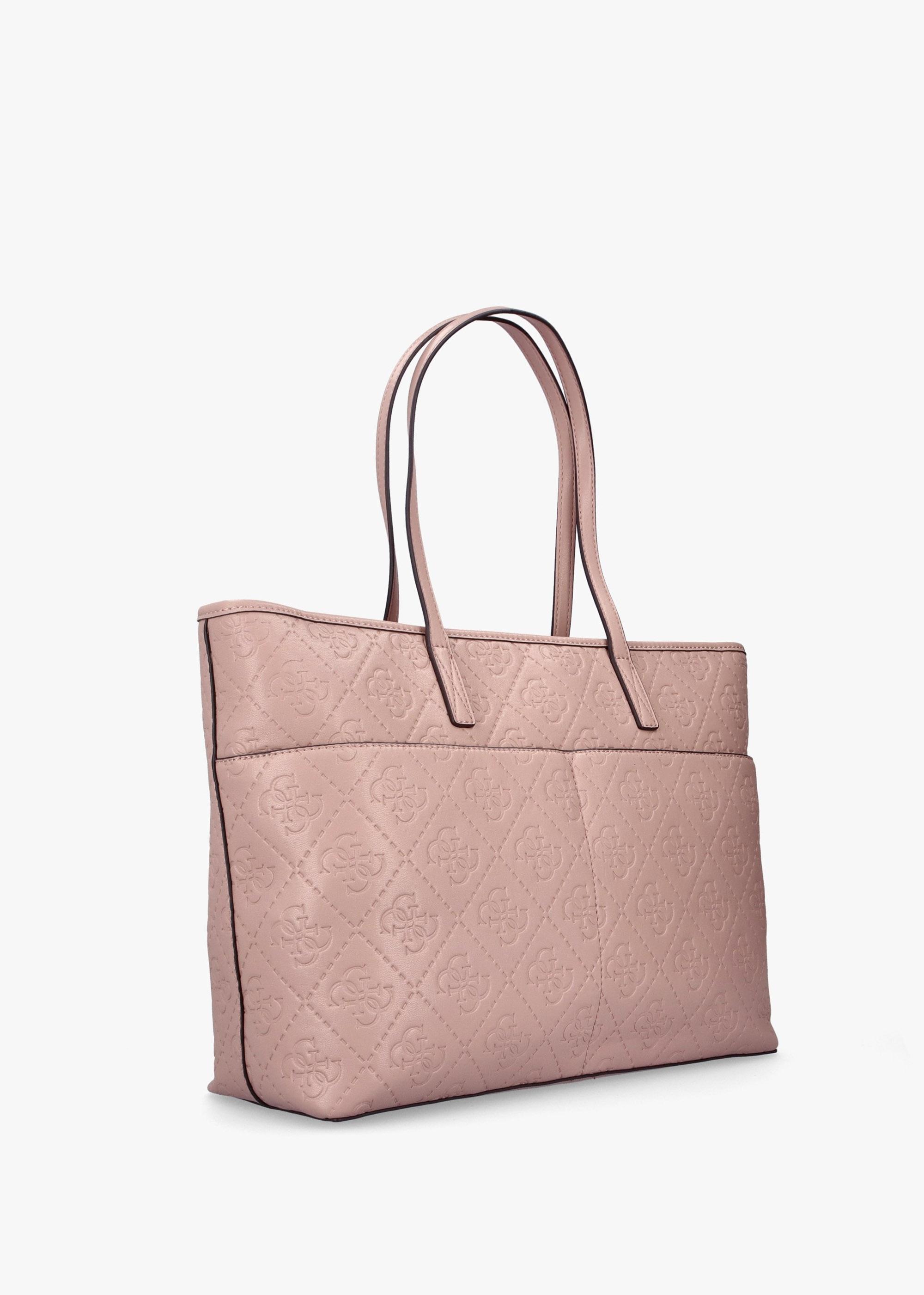 Guess Large Power Play Rosewood Logo Tech Tote Bag in Pink Lyst
