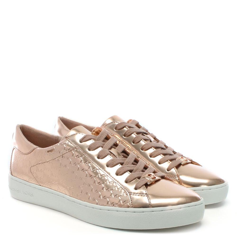 mk rose gold sneakers