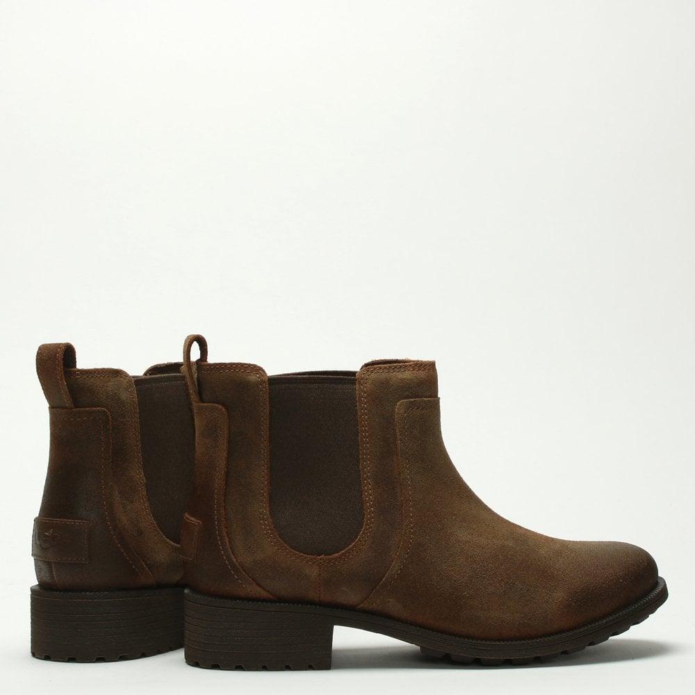UGG Bonham Ii Chipmunk Leather Chelsea Boots in Tan Leather (Brown) - Lyst