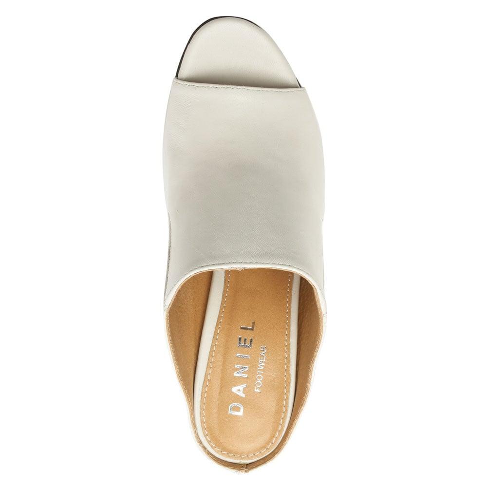 block heel leather mules